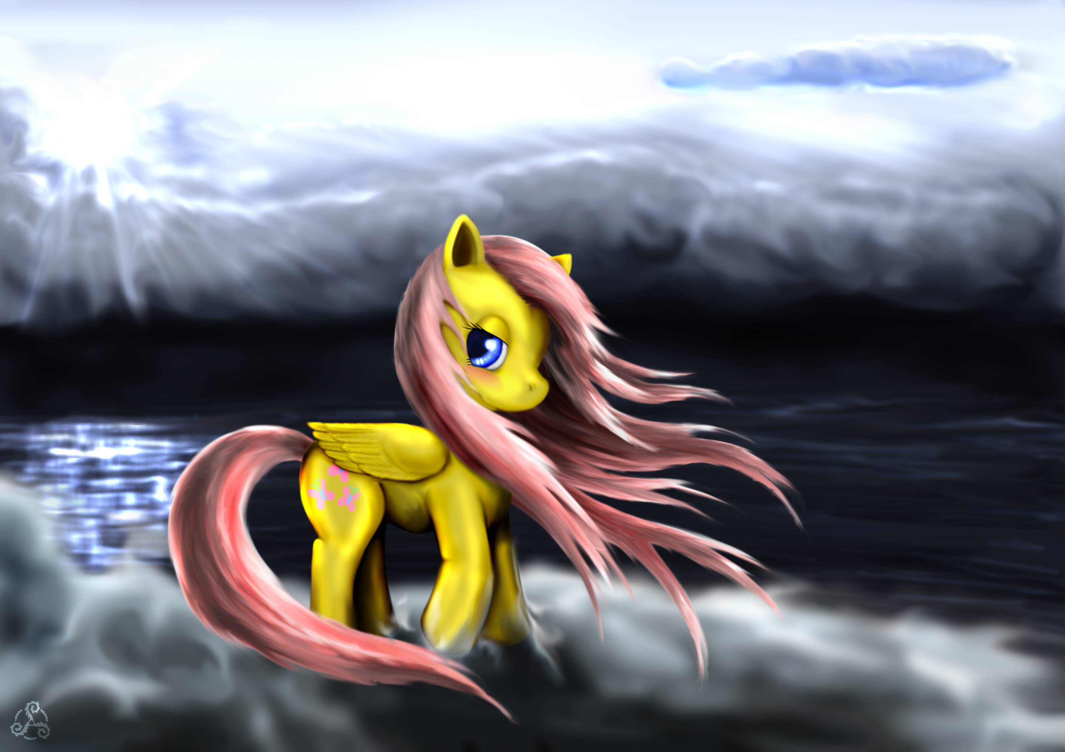 Fluttershy by Taliesin-the-dragoon