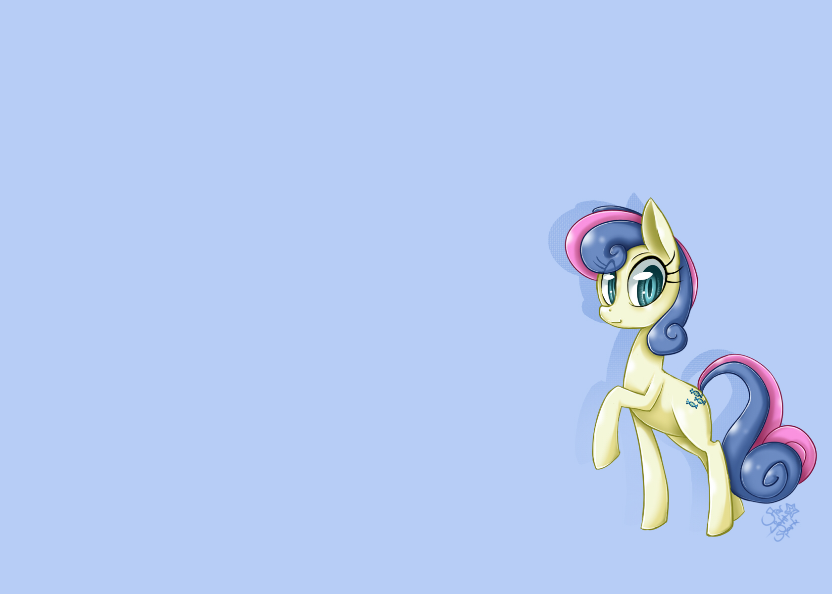 Pony Desktop Background - Bonbon by StarlightSpark