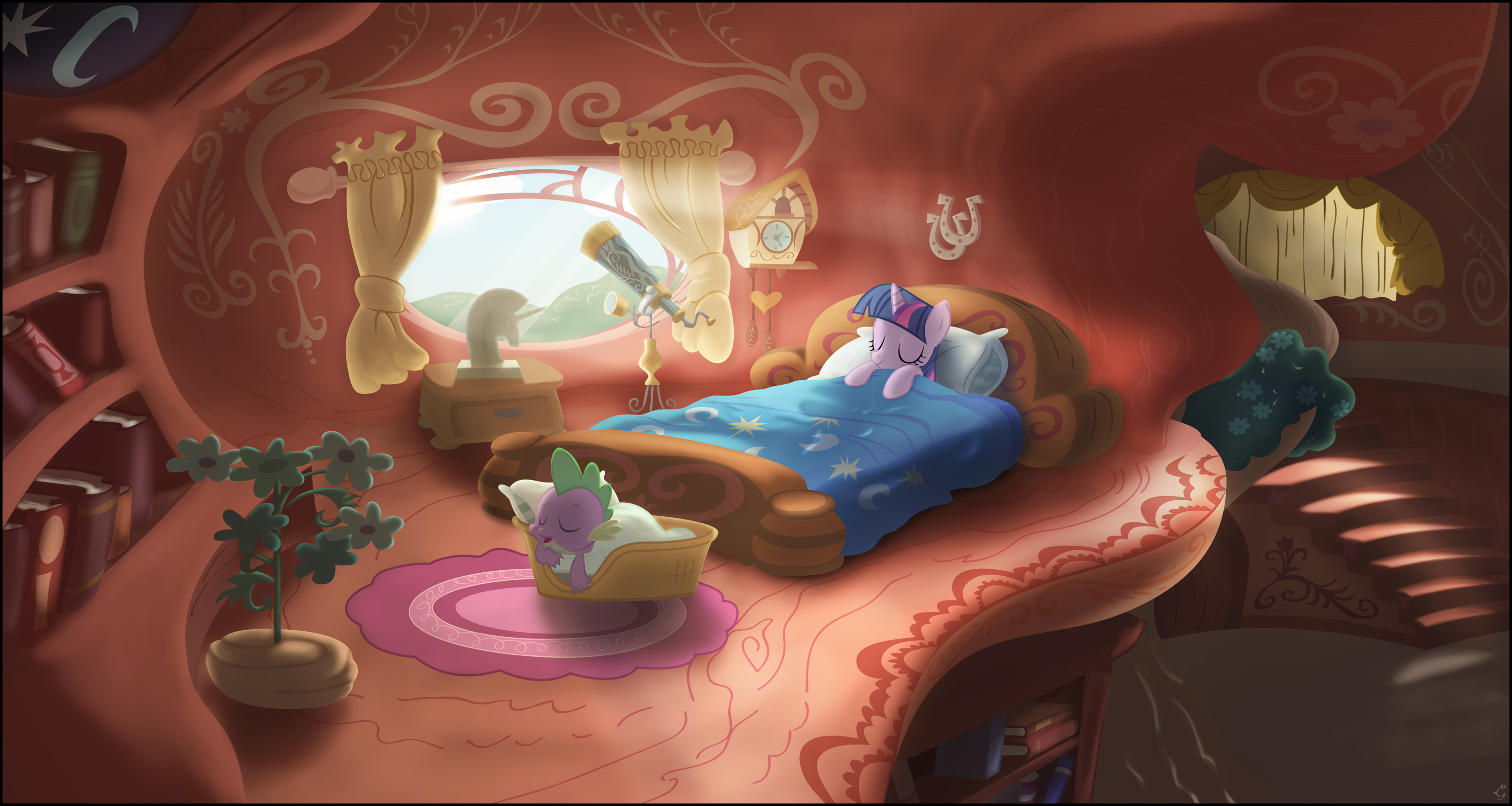 Twilight sleeping by Stinkehund