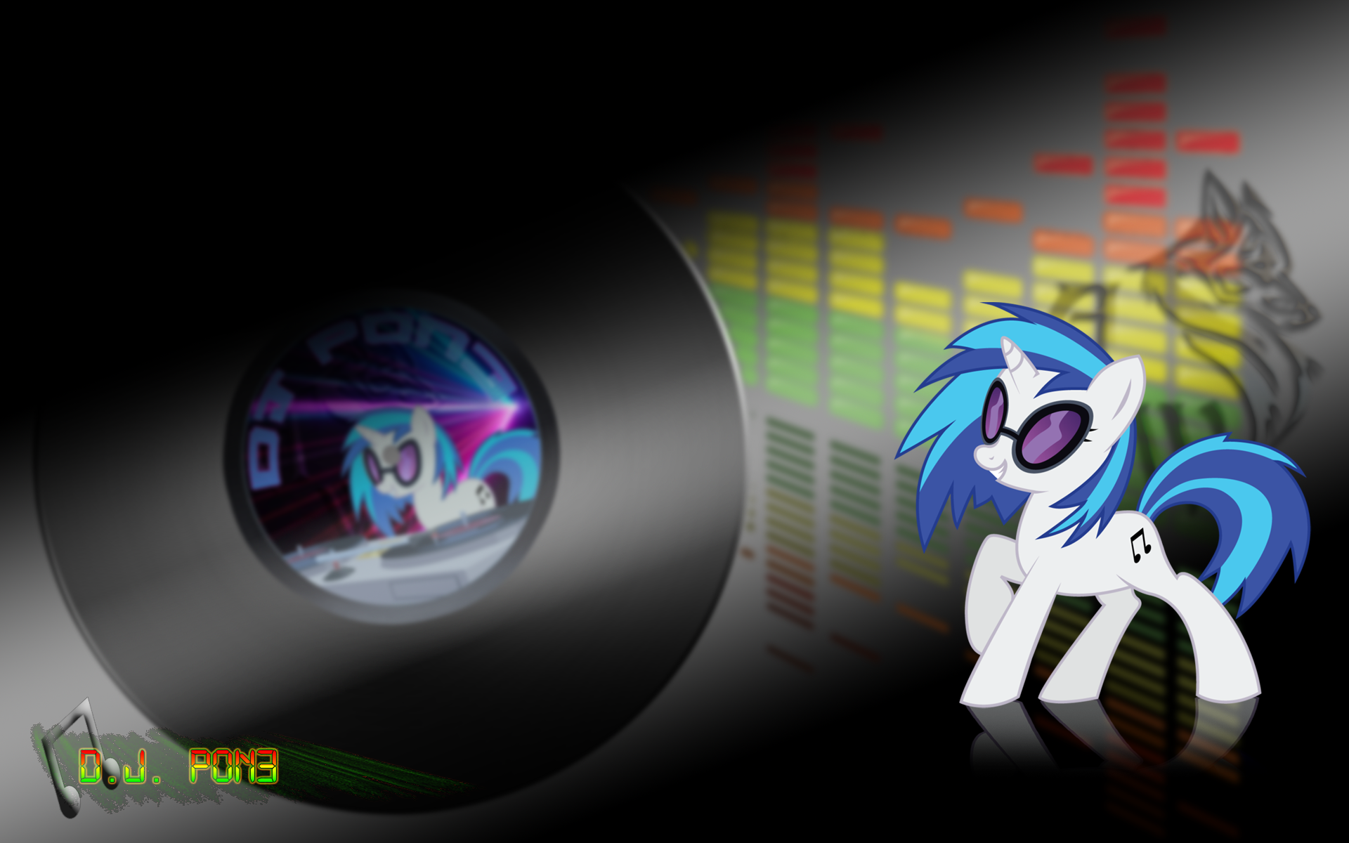 DJ PON3 Wallpaper by axlewolf