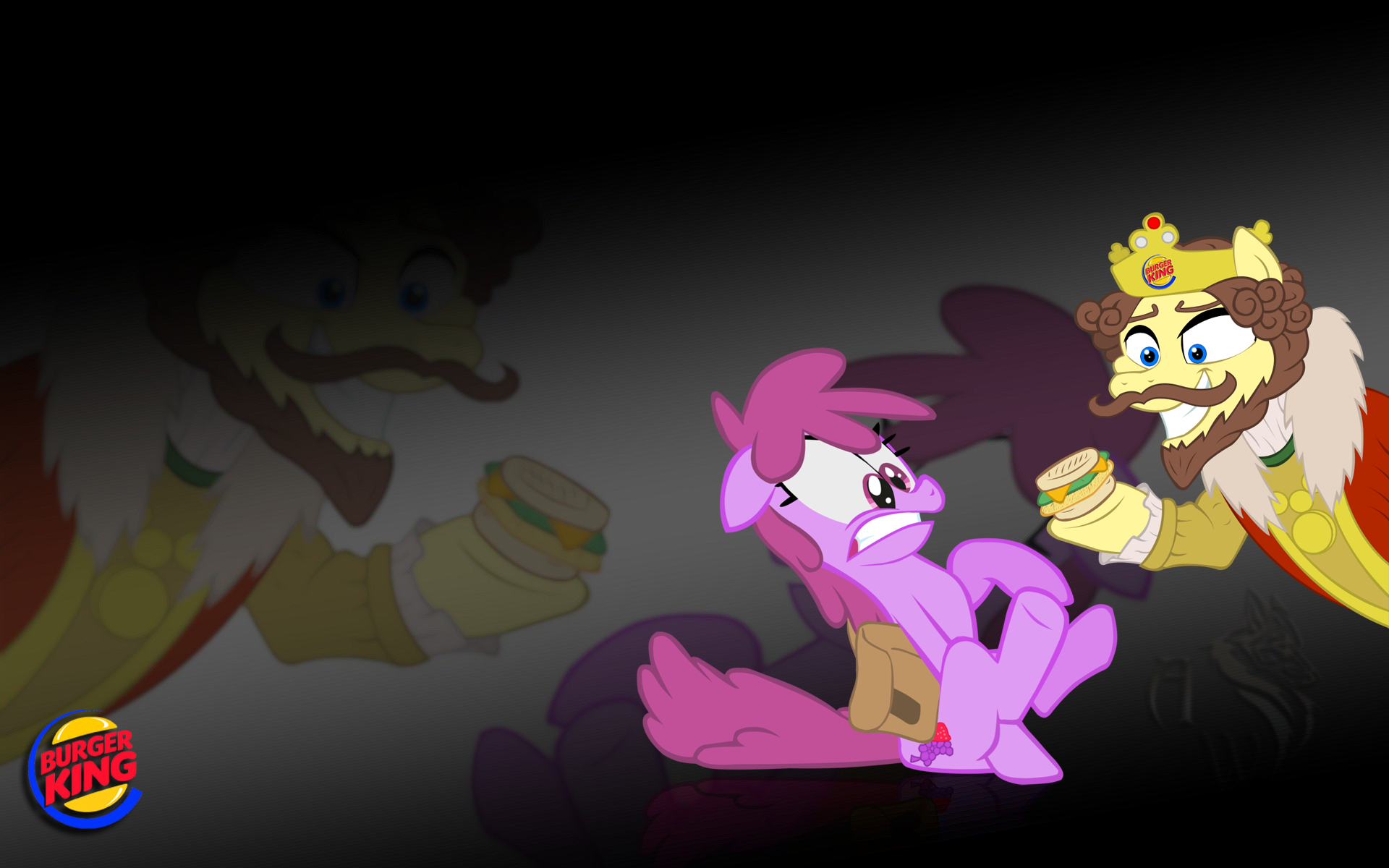 Pony King Wallpaper by axlewolf