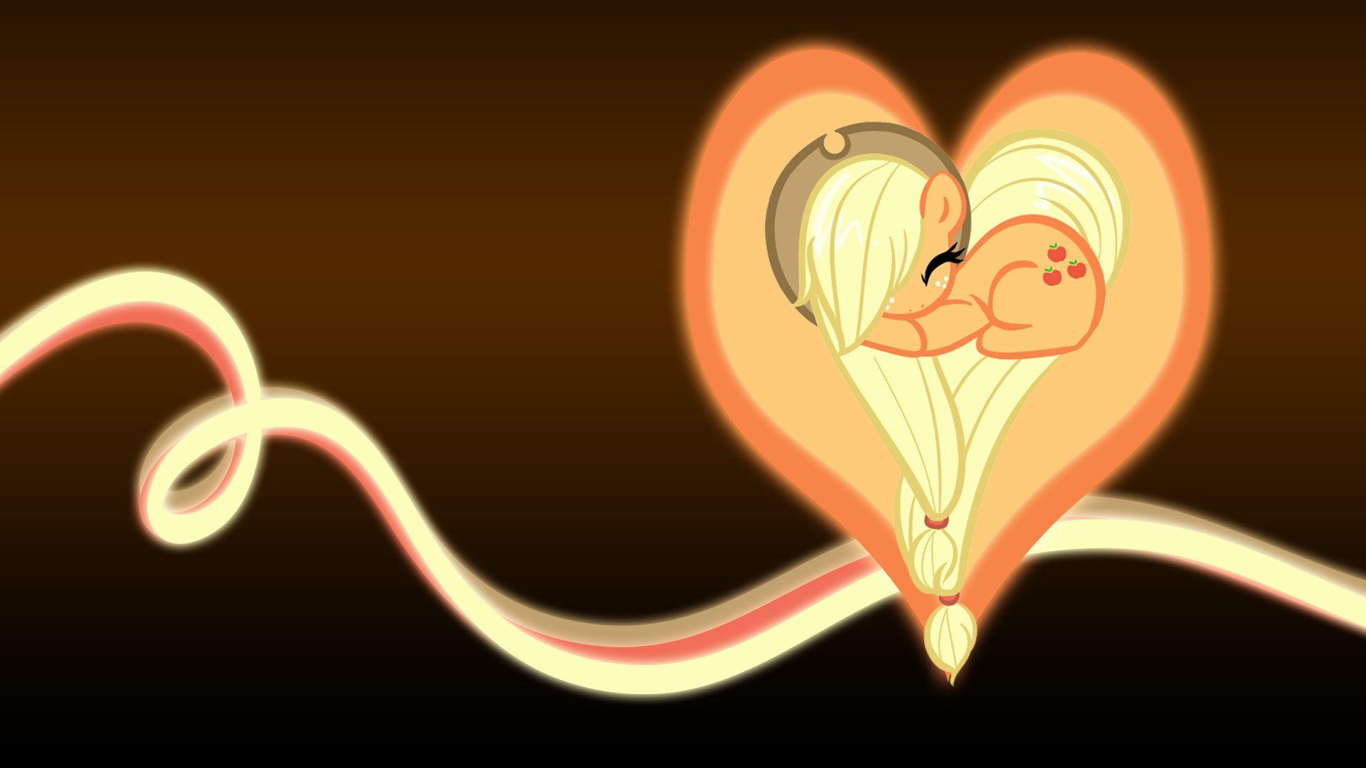 Applejack Heart BG by BambooDog and SirPayne