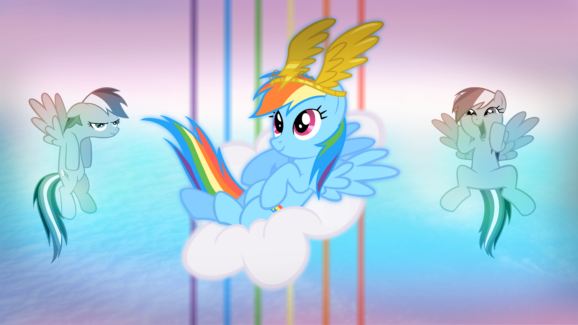 Rainbow Dash - Simple Wallpaper. by Mackaged, MaximillianVeers, NightmareMoonS, Shelmo69 and starwarsmike1