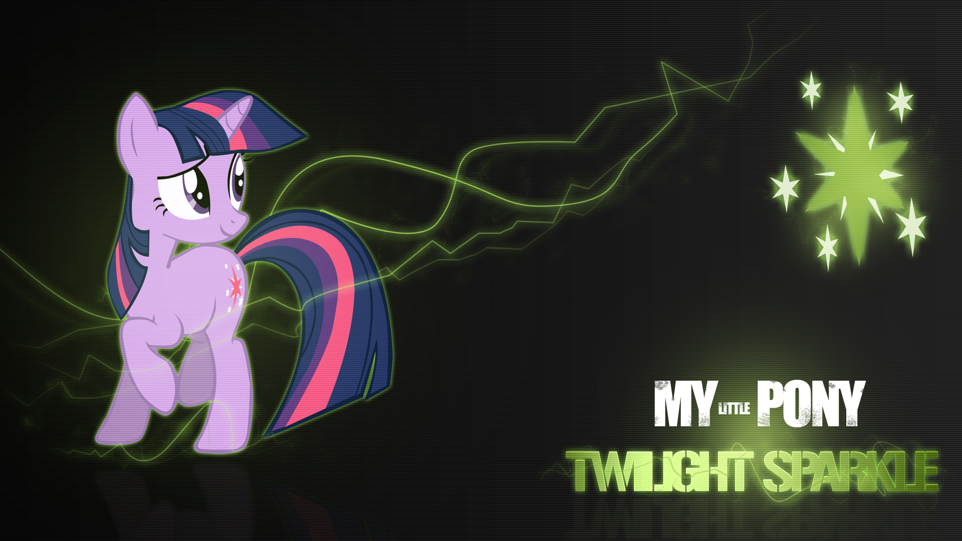 MWallaper - Twilight Sparkle by AncientKale, BlackGryph0n and Mackaged