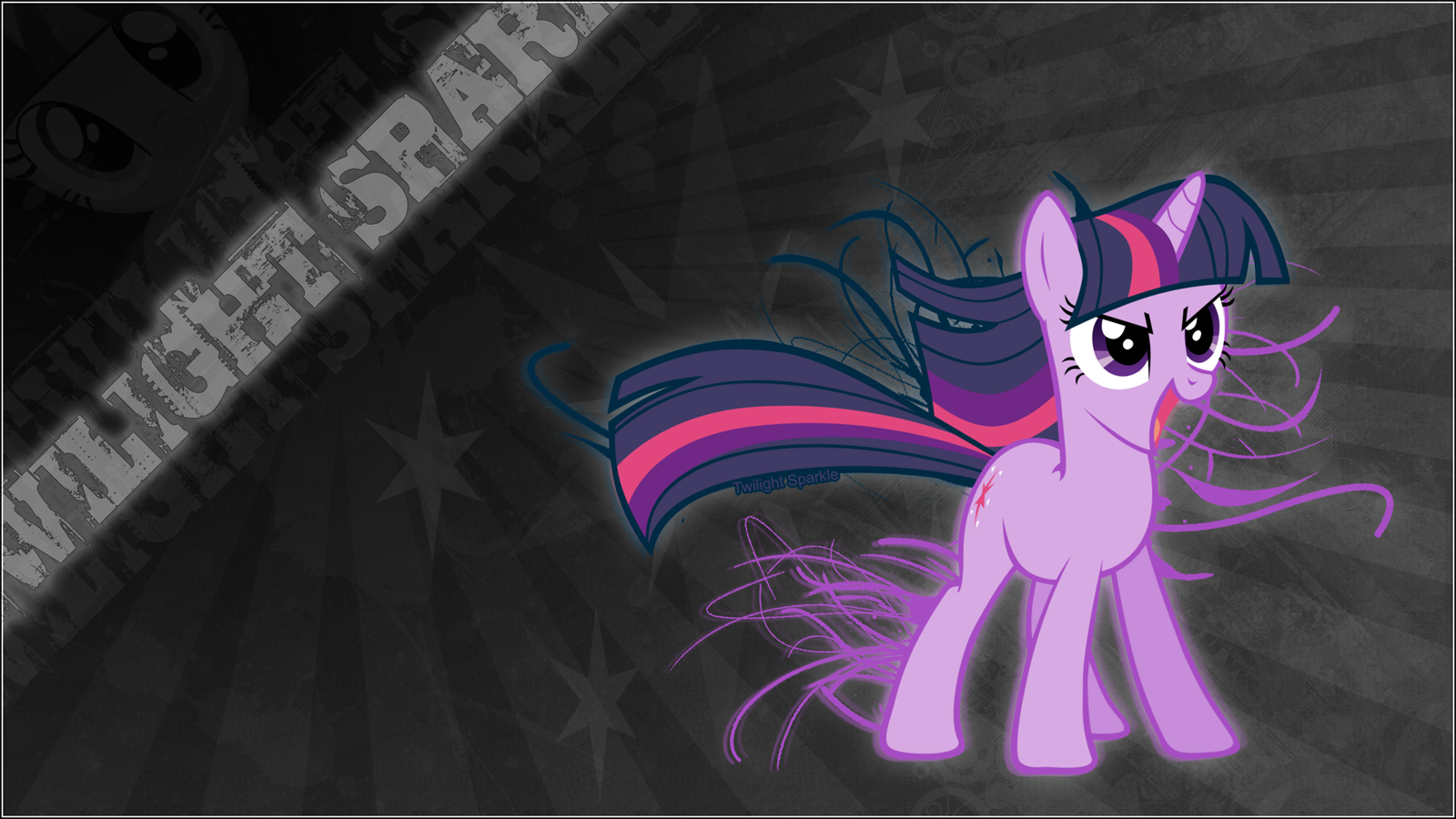 MLP - Wallpaper Twilight Sparkle by BlackGryph0n, elegantmisreader, kitsuneymg and Mackaged