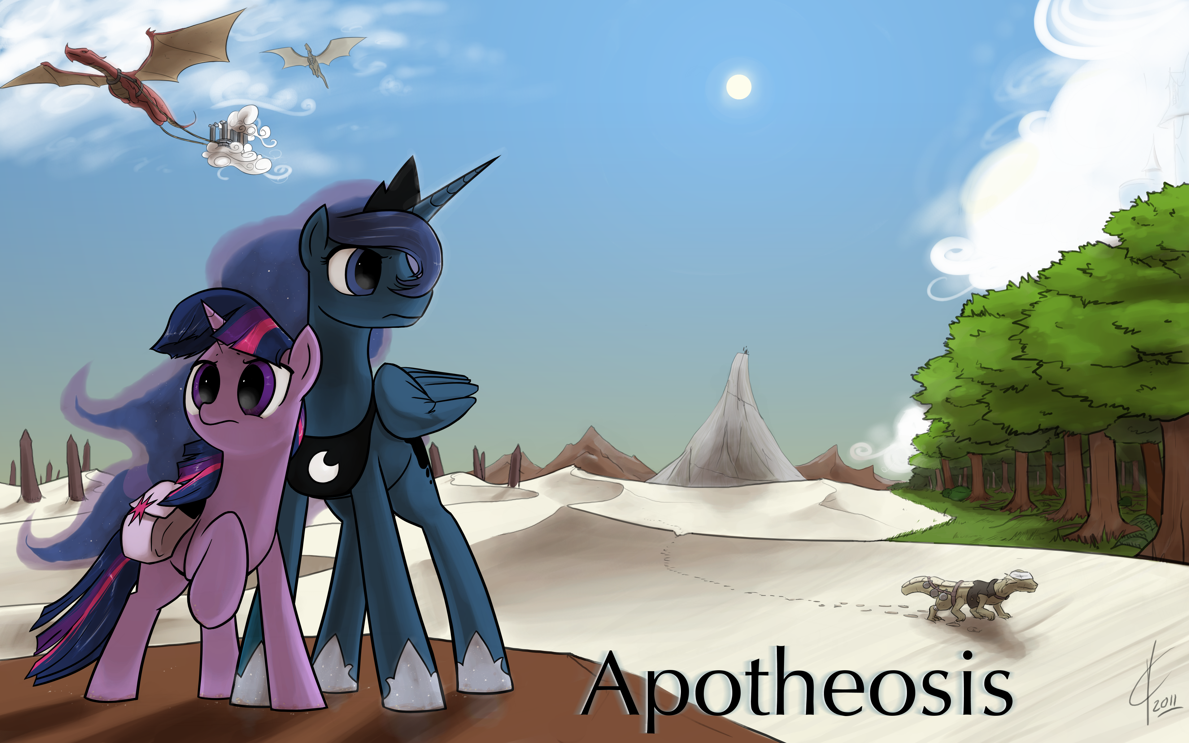 Commission: Apotheosis cover art by Dreatos