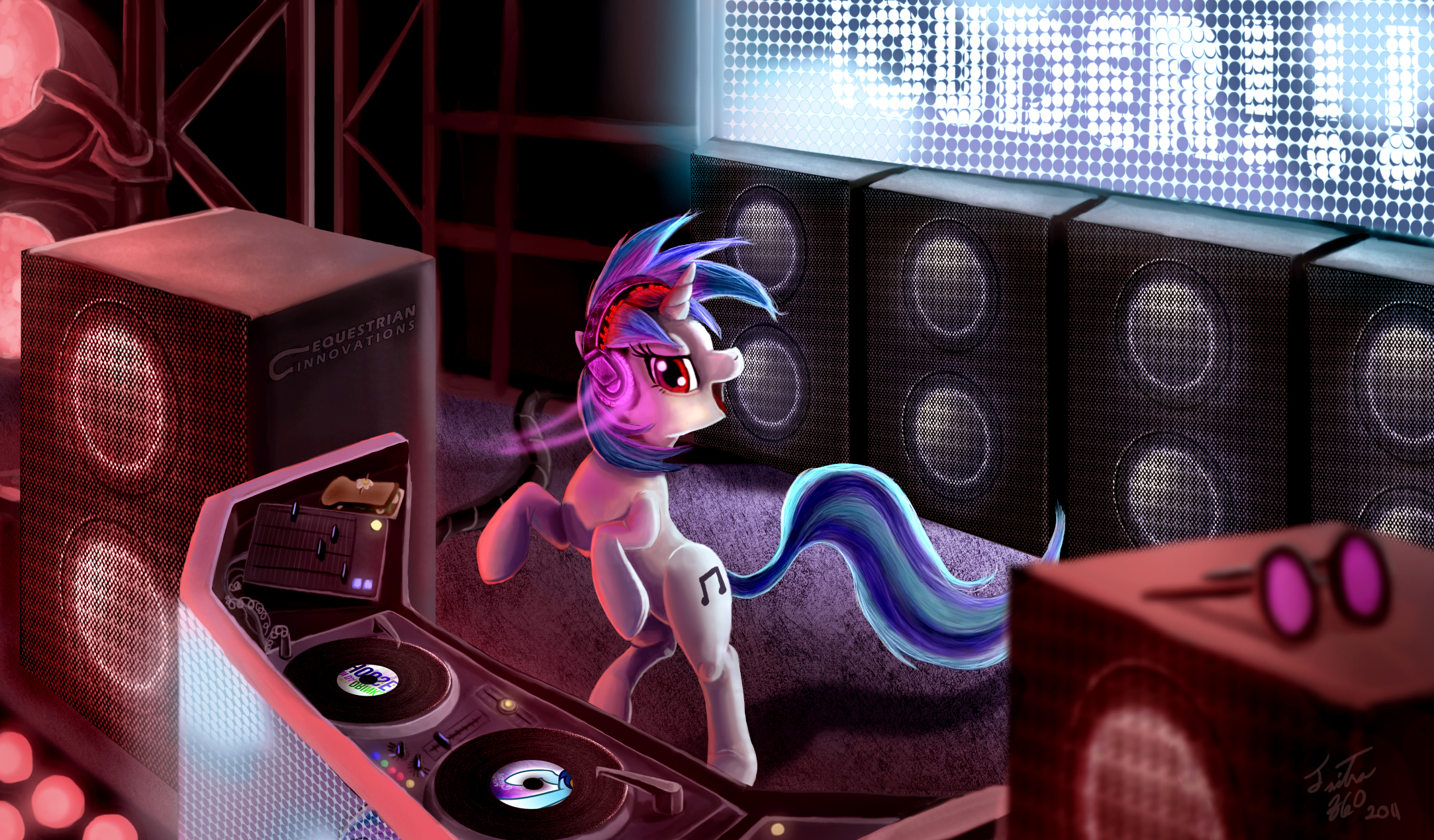 Vinyl Scratch_LOUDER by Tsitra360