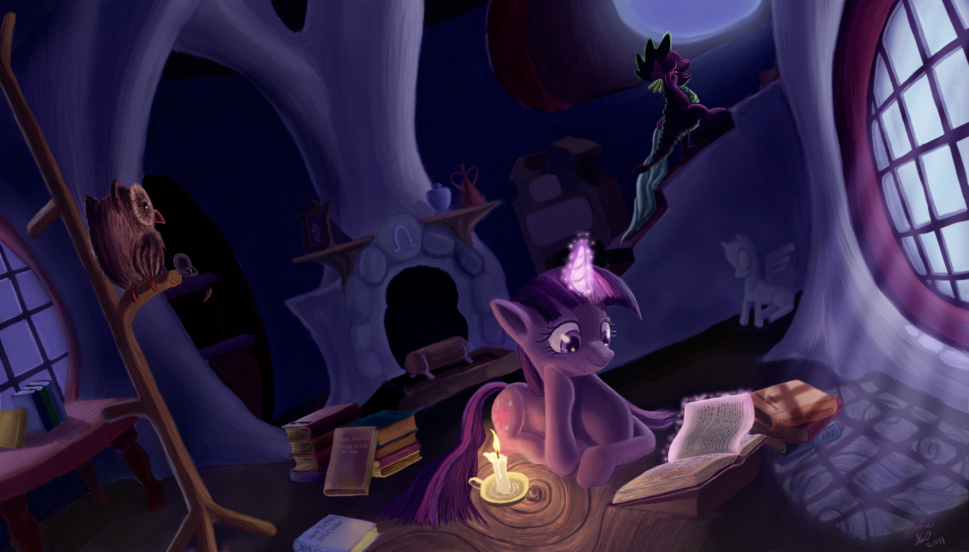 Late Night Studying by Tsitra360