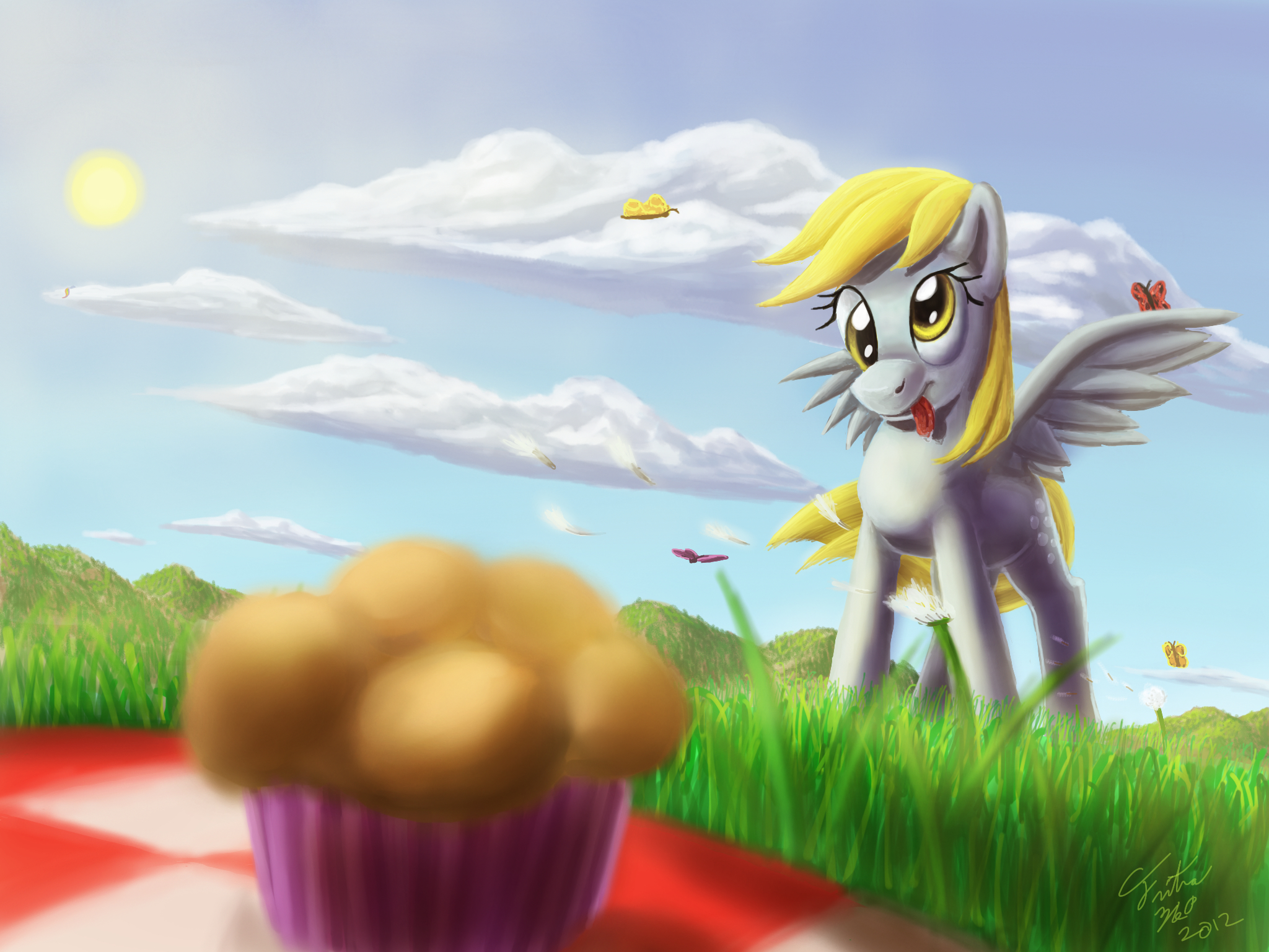 Muffin! iPad Painting by Tsitra360