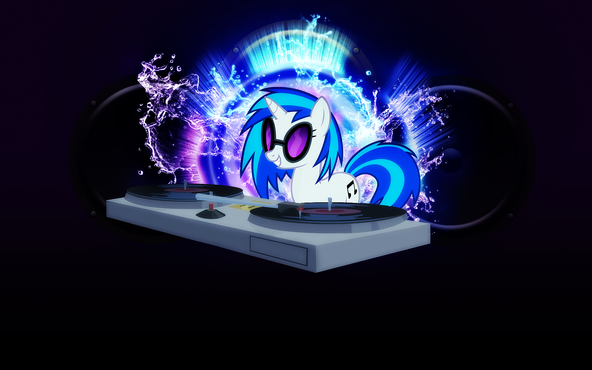 Spotlight - DJ PON3 by AK71, MoongazePonies and Vividkinz