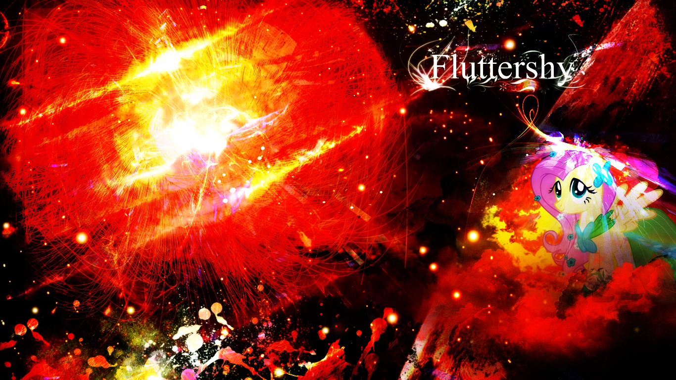 BG: Fluttershy Apocalypse by Vividkinz