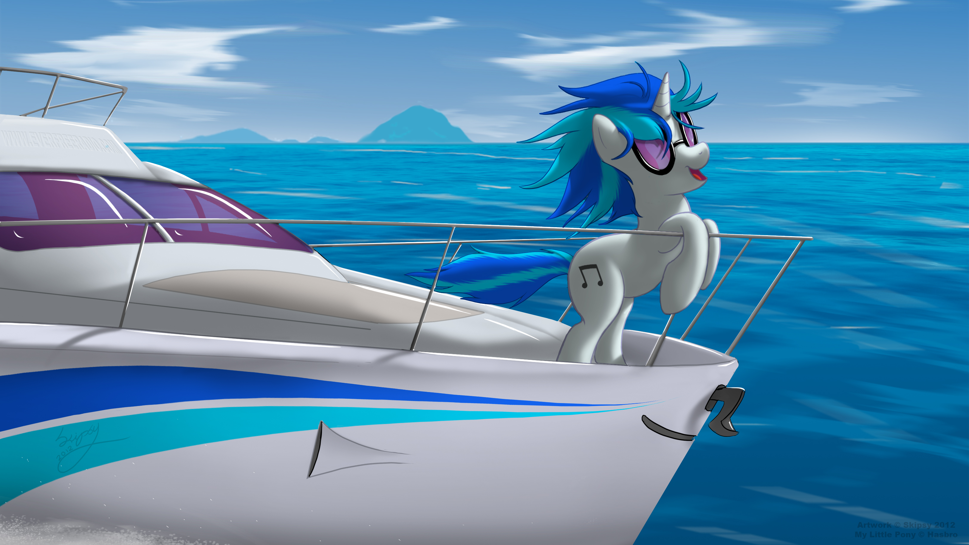 I'm on a boat! by skipsypony