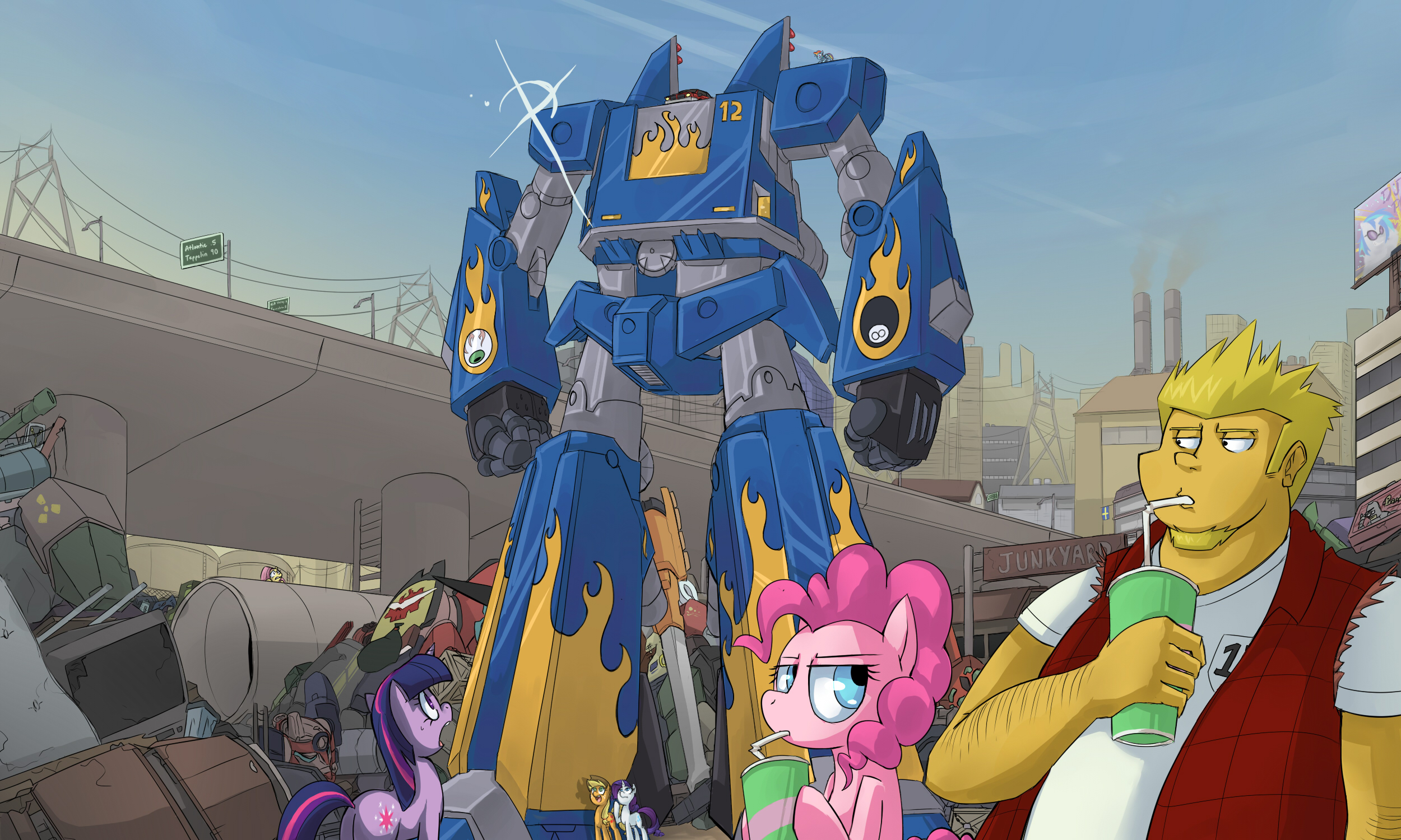 Ponies Dig Giant Robots by UC77