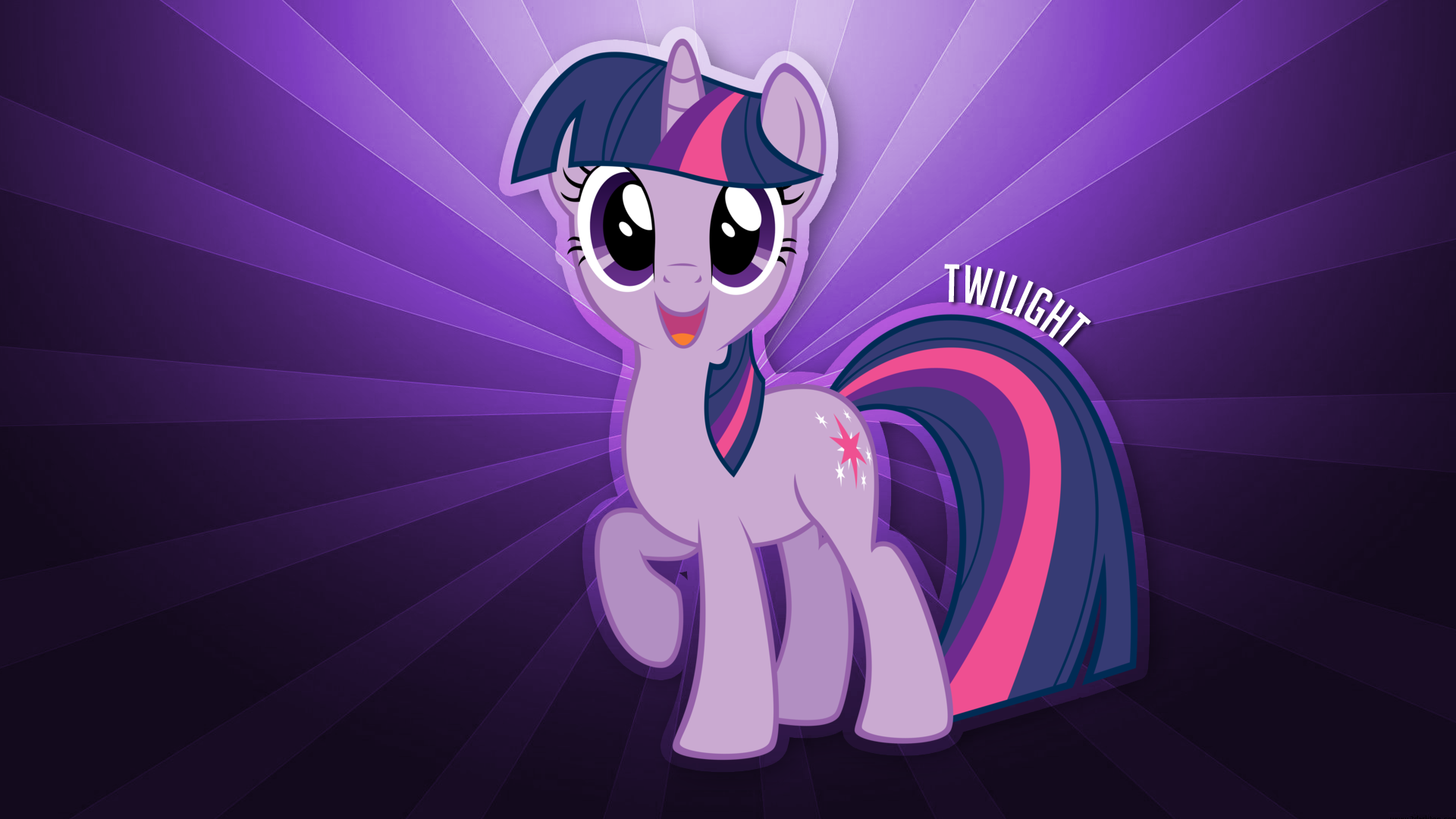 Twilight Sparkle Wallpaper by MaximillianVeers and Moldypotato