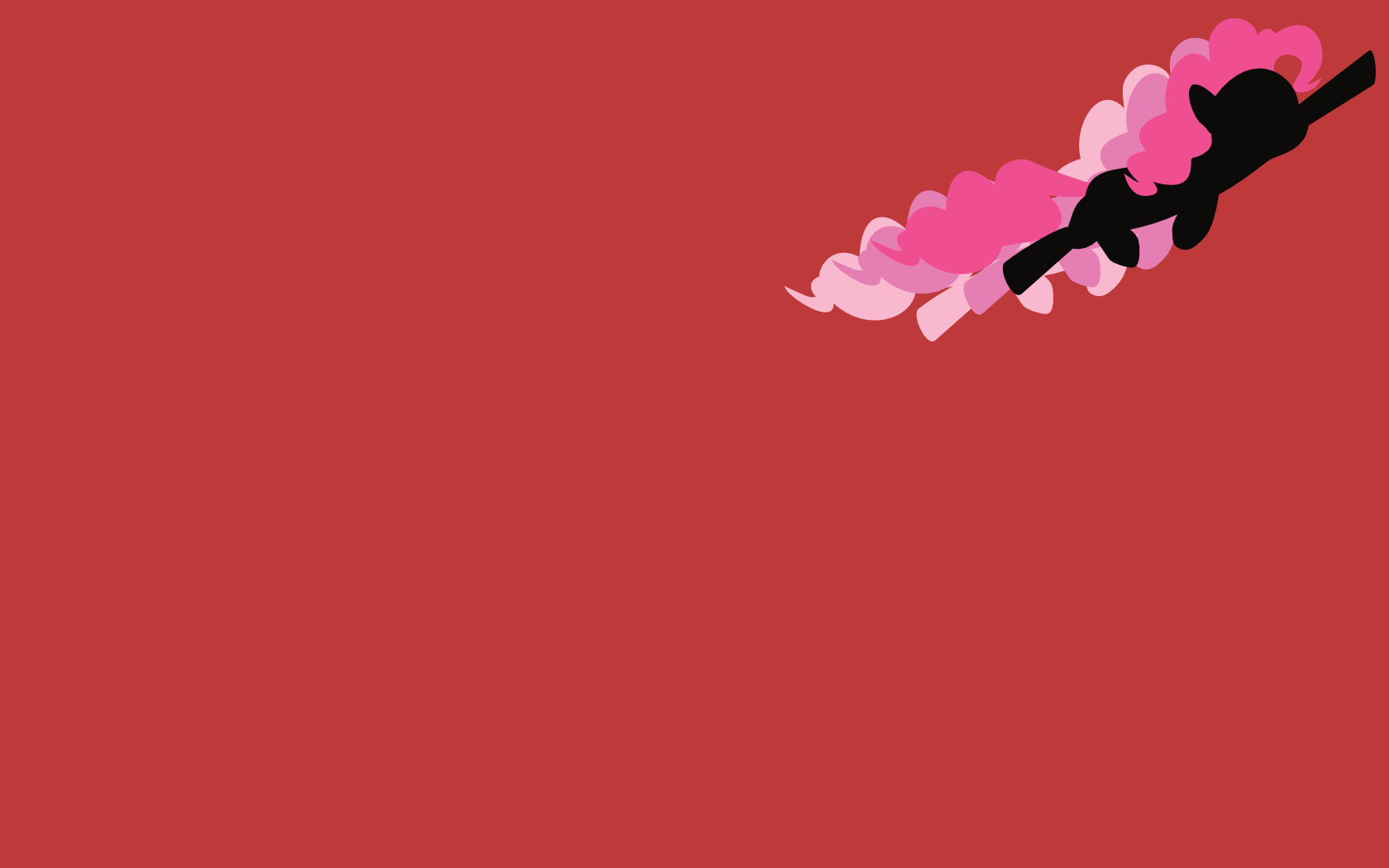 Simplistic Pinkie Pie Wallpaper by mahaugher