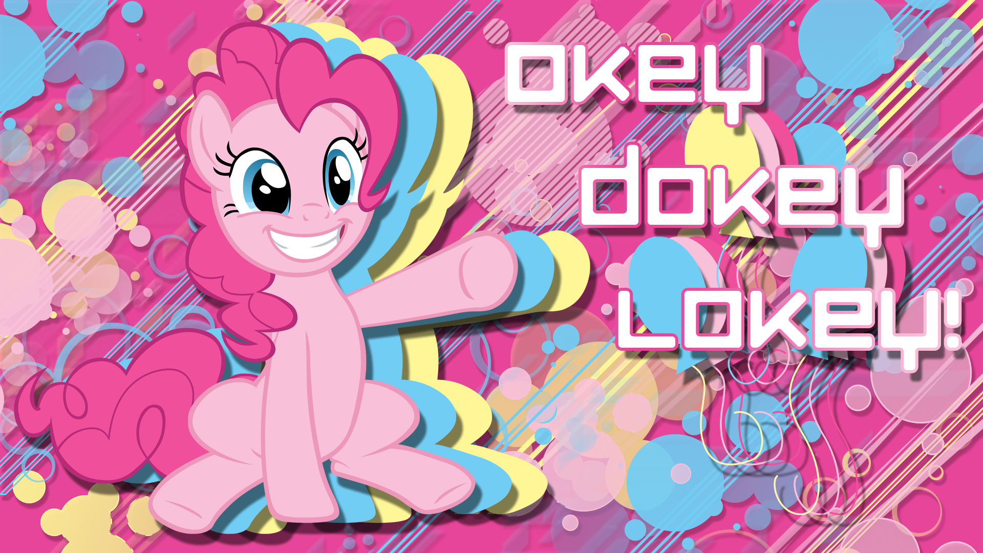 Pinkie Pie Wallpaper by BlackGryph0n, Fiftyniner and scrimpeh