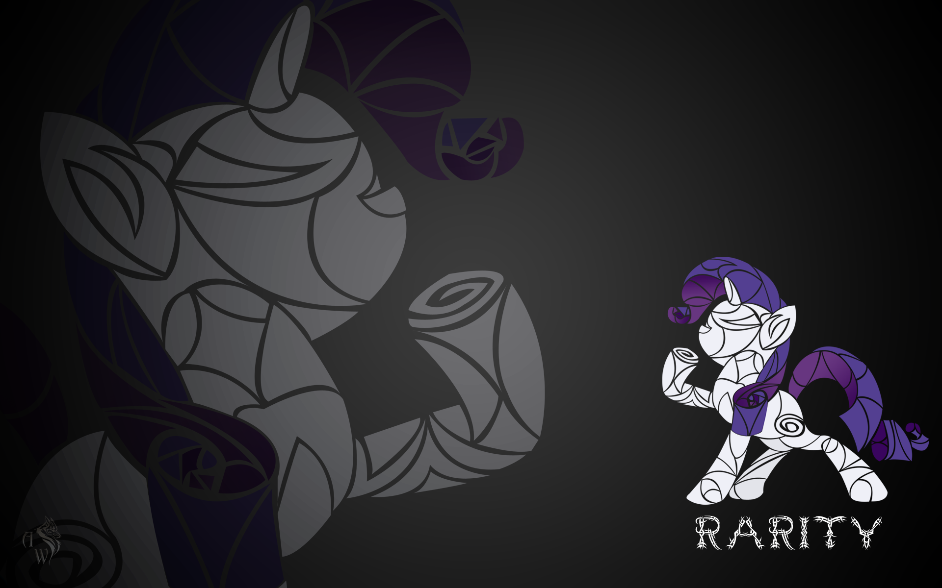 Tribal Rarity Wallpaper by axlewolf