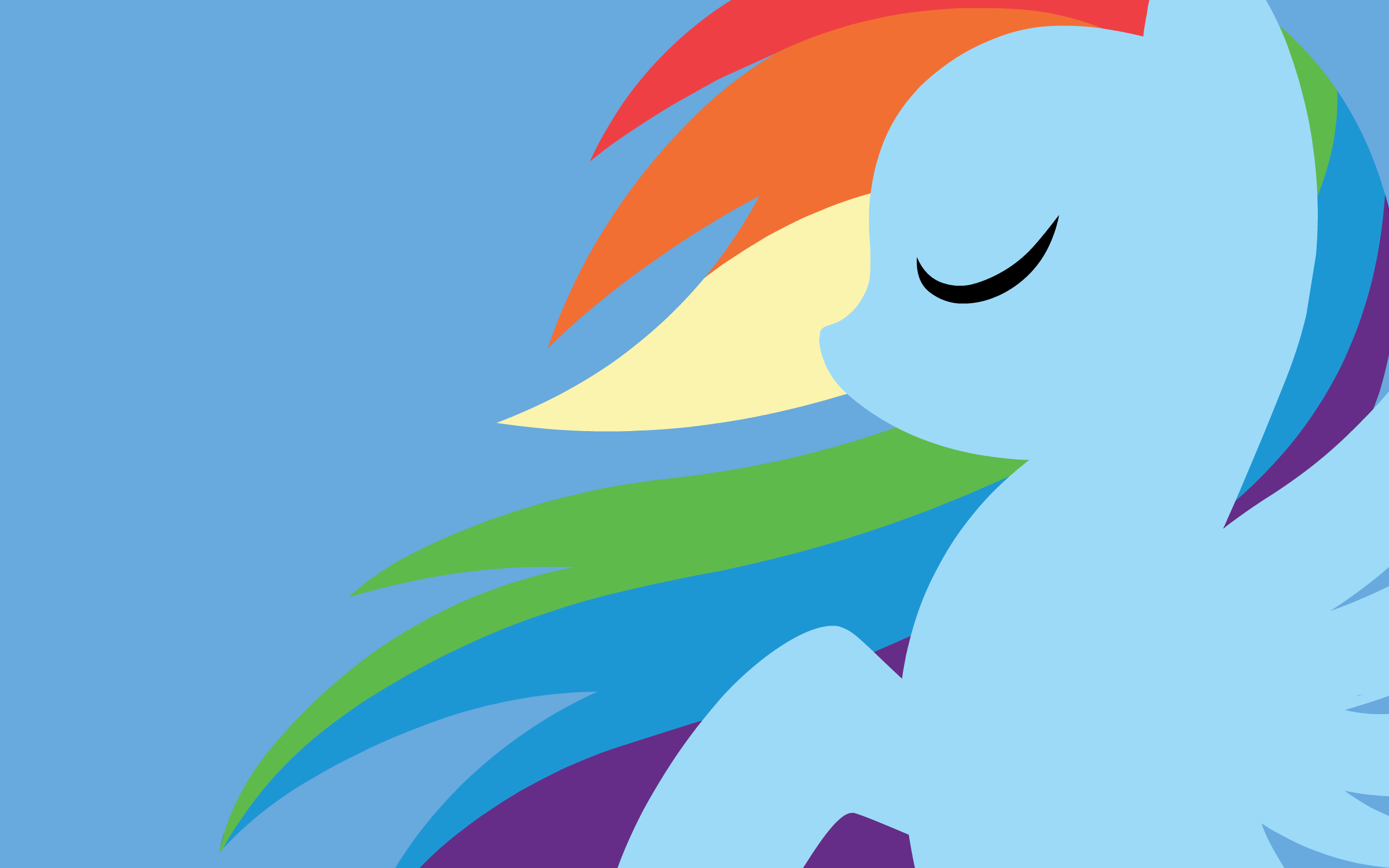 Wallpaper - Rainbow Dash by MegaSweet