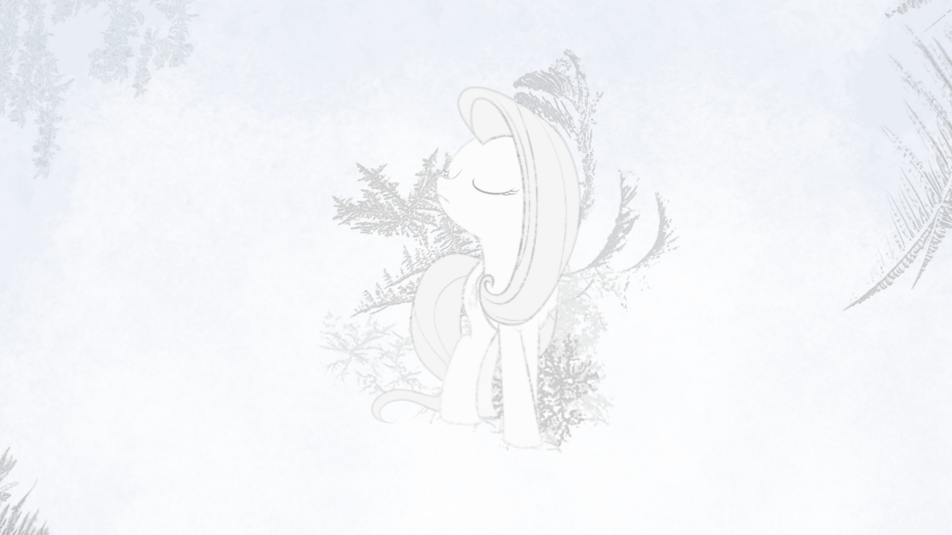 Fluttershy Wallpaper and Christmas Gift Thingy 2 by DerpLight and Mihaaaa