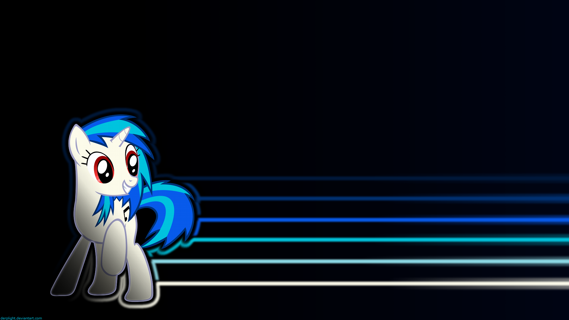Vinyl Scratch Lines Wallpaper by DerpLight and Shelmo69