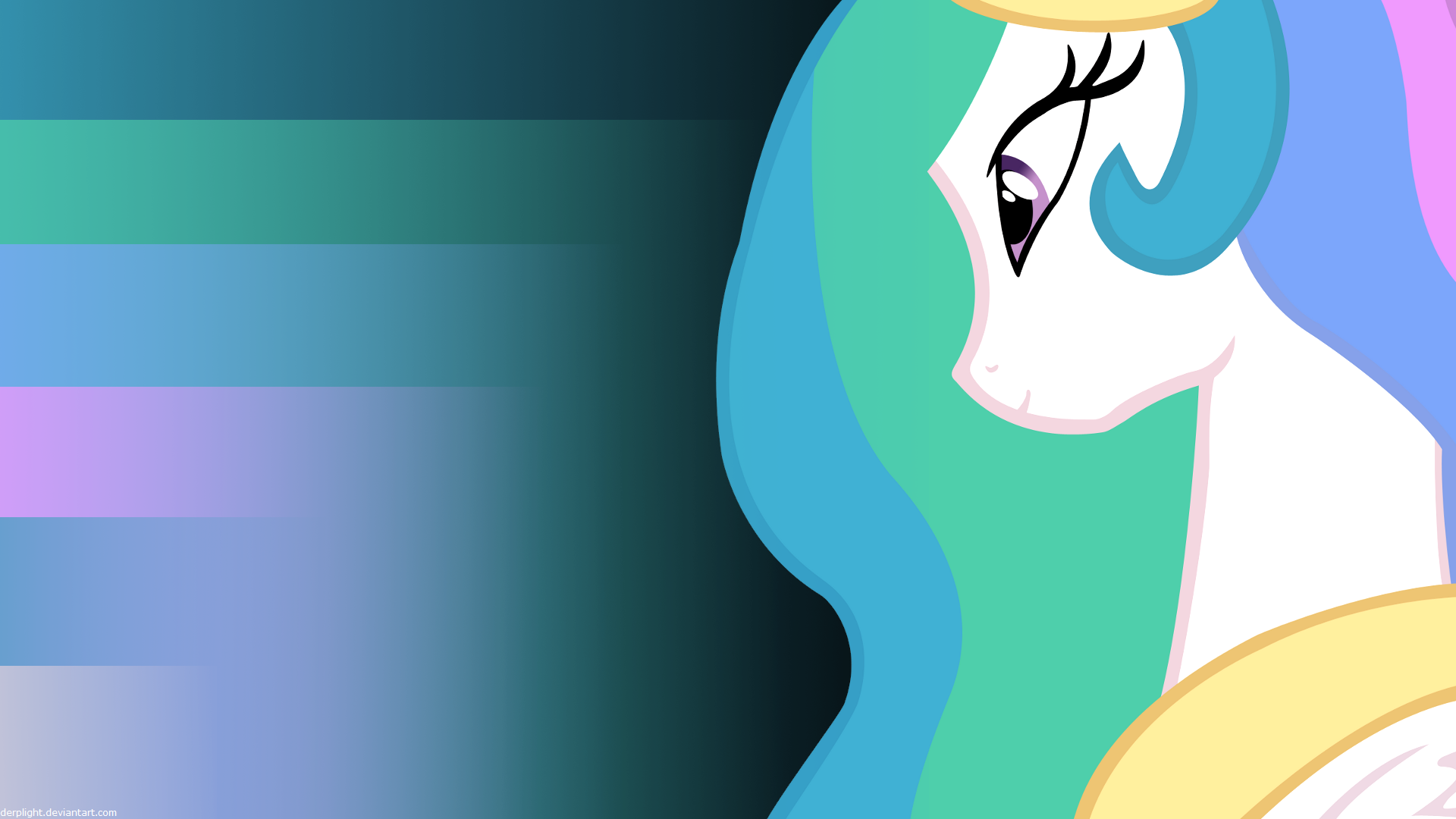 Princess Celestia Wallpaper Version 2 by DerpLight and Joltage