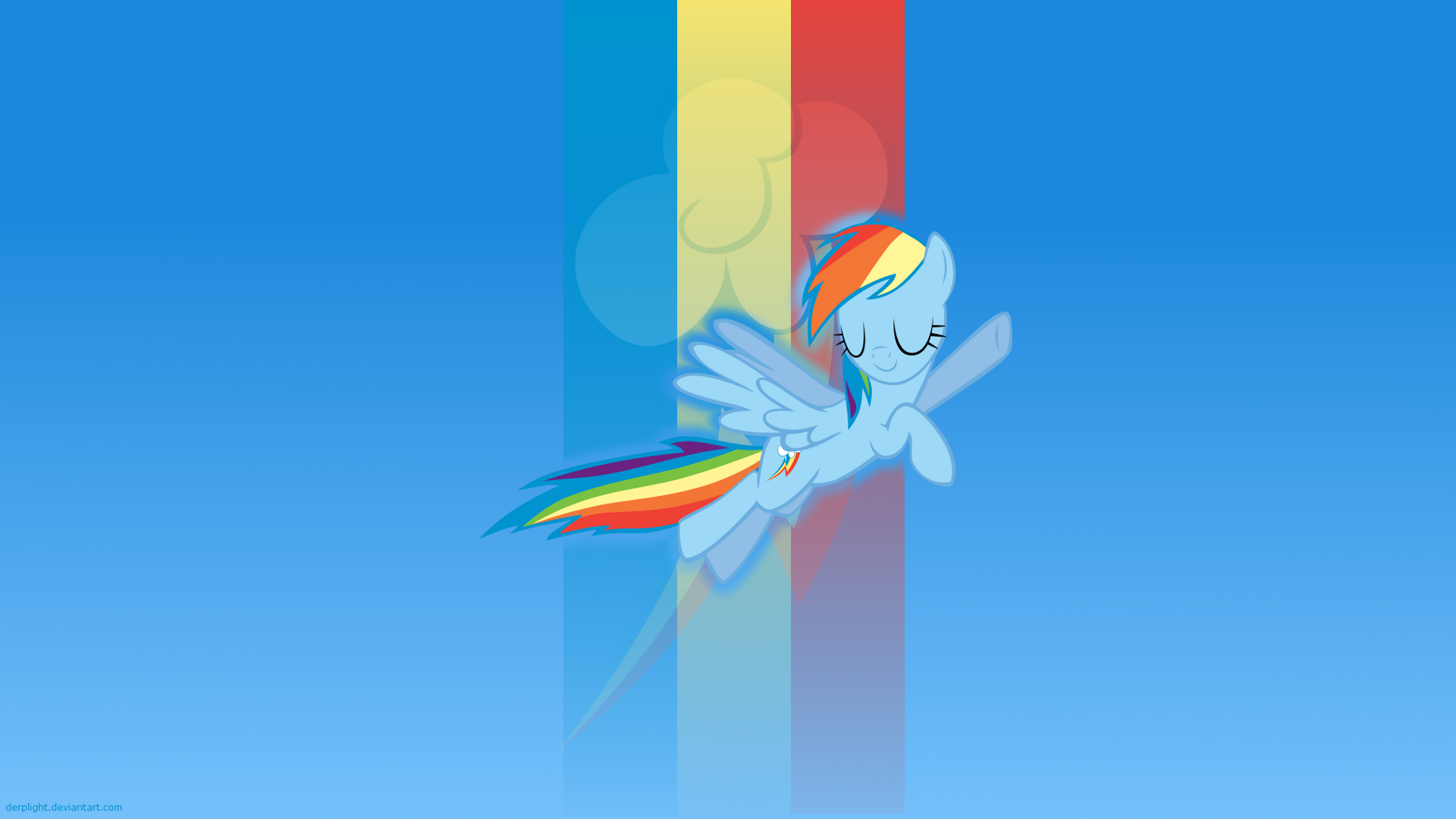 Rainbow Dash Wallpaper by BlackGryph0n, DerpLight and SierraEx