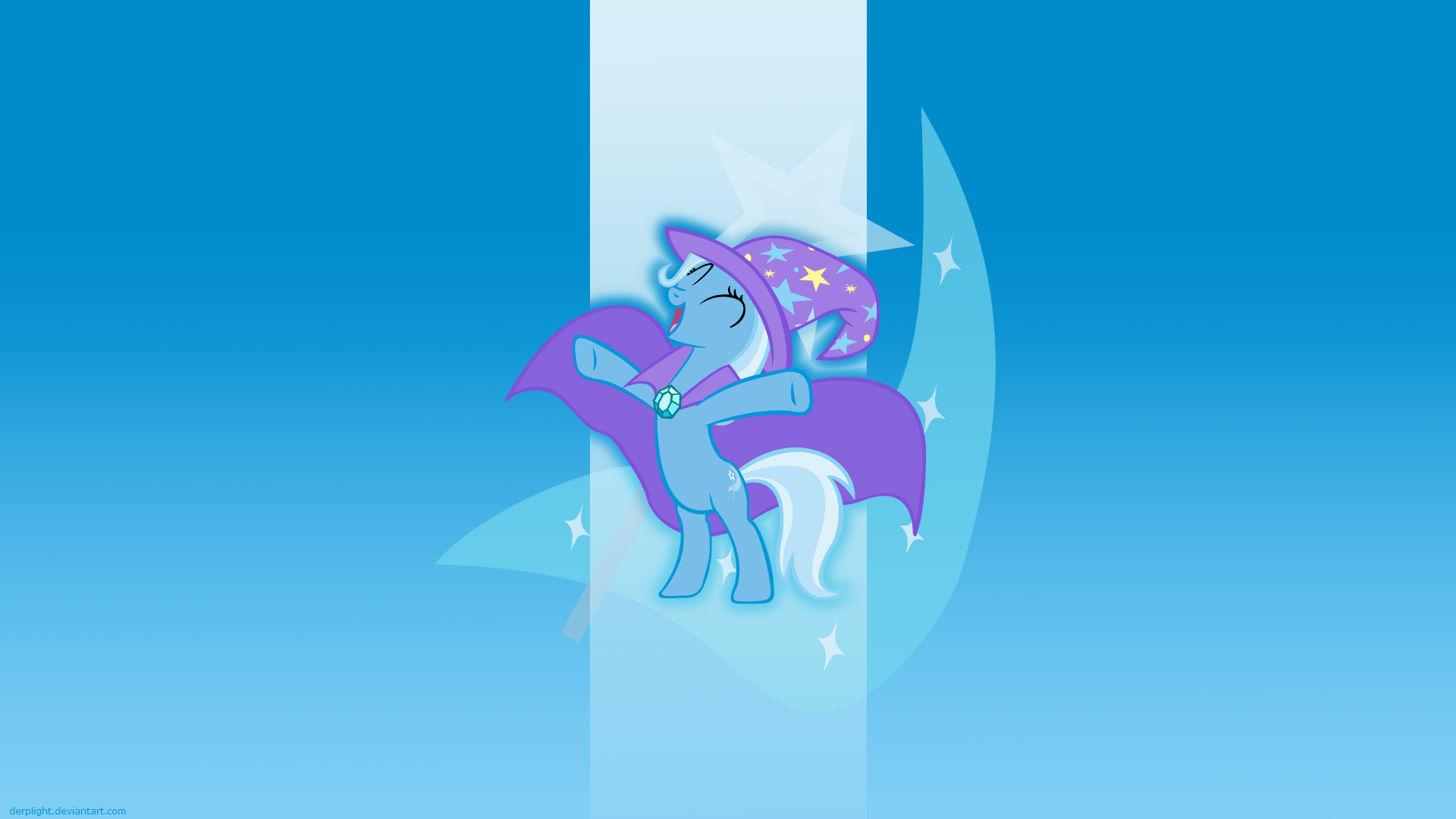 Trixie Wallpaper by DerpLight, Shelmo69 and The-Smiling-Pony