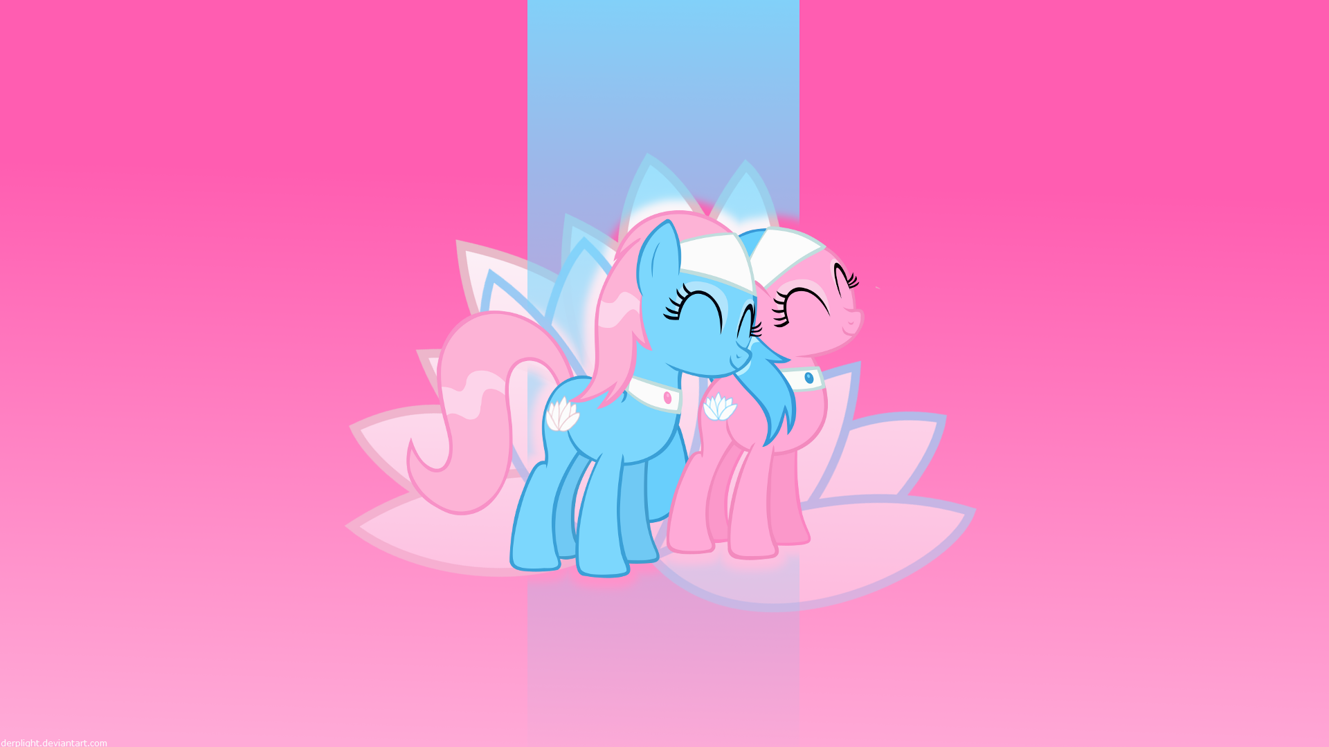 Aloe and Lotus Wallpaper Version 2 by Cottonbby, DerpLight and The-Smiling-Pony