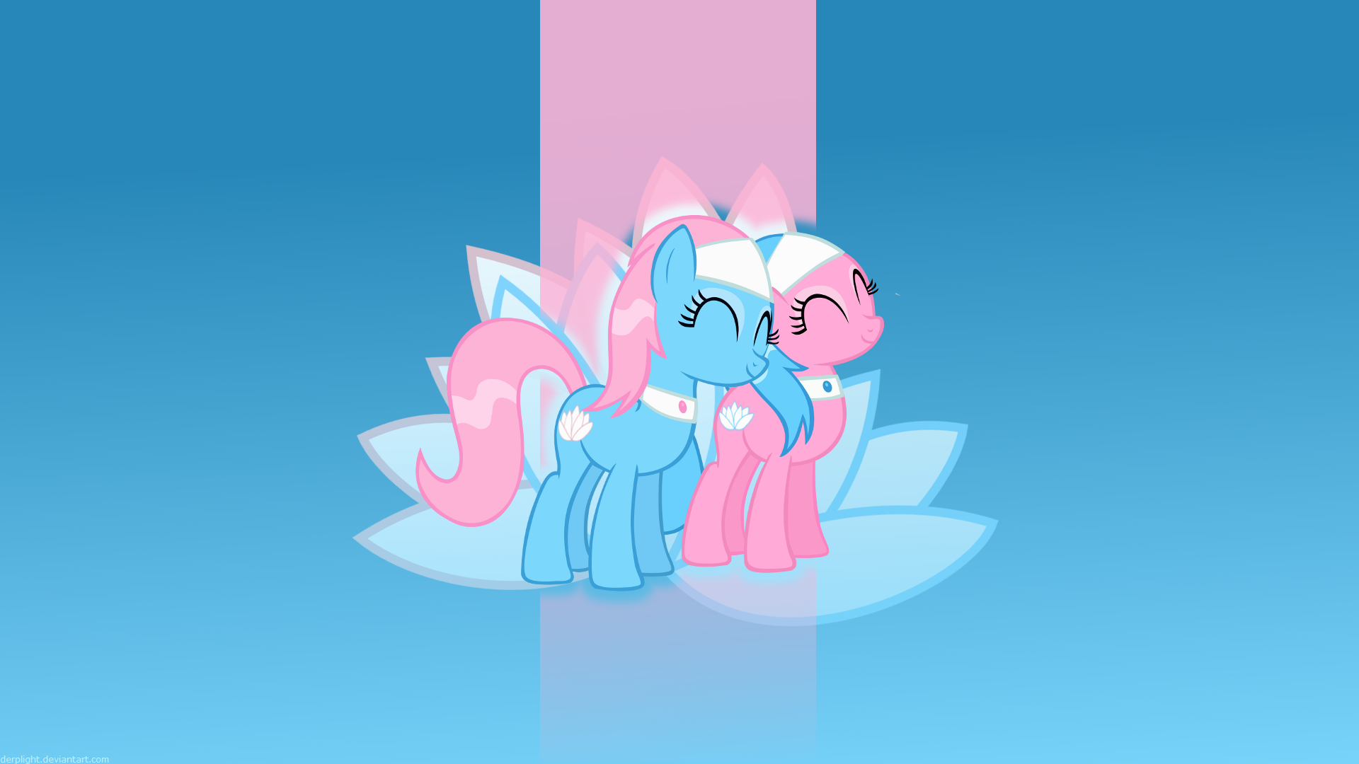 Aloe and Lotus Wallpaper Version 1 by Cottonbby, DerpLight and The-Smiling-Pony