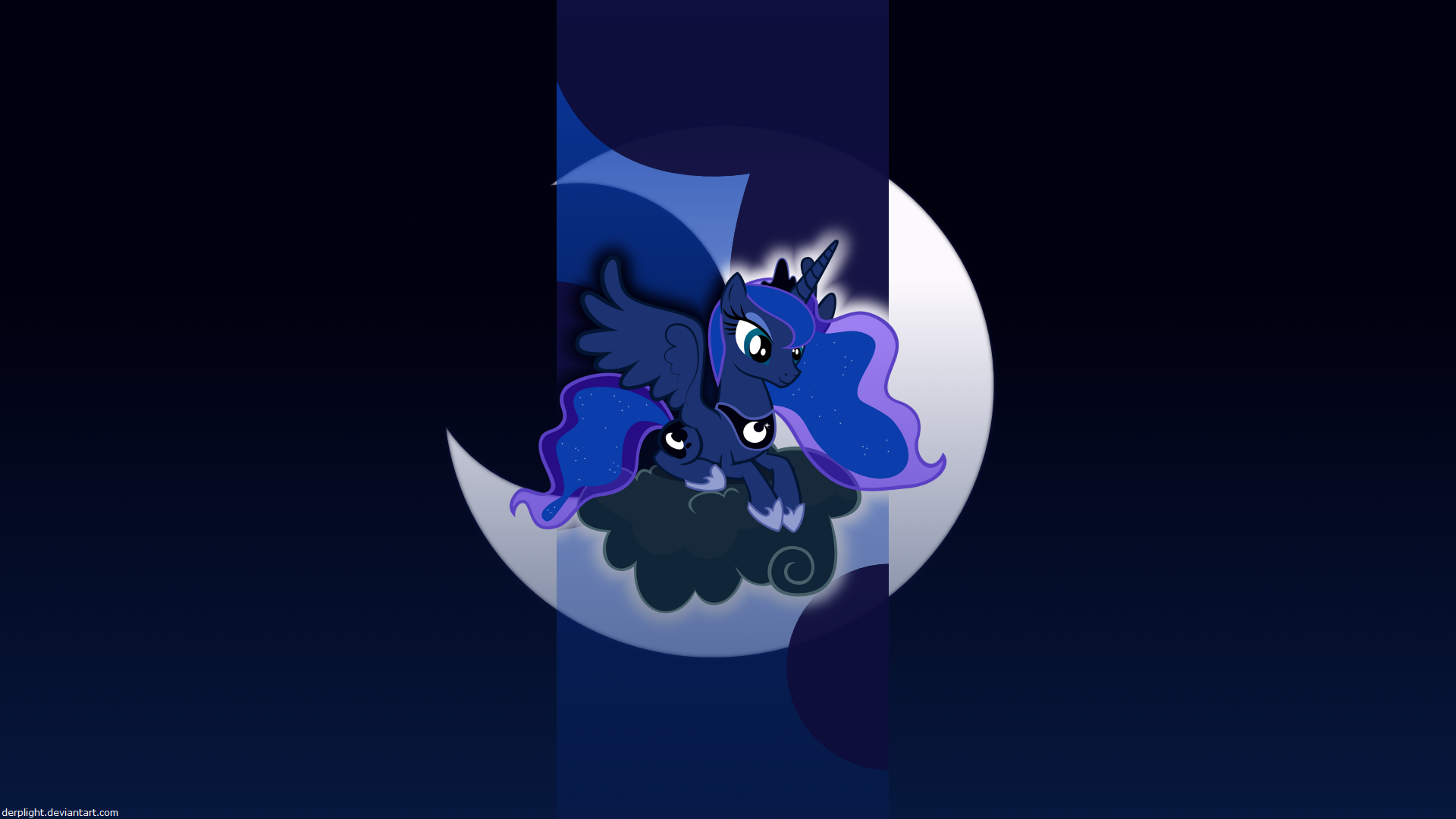 Princess Luna Wallpaper 1920x1080 by DerpLight, Gratlofatic and The-Smiling-Pony