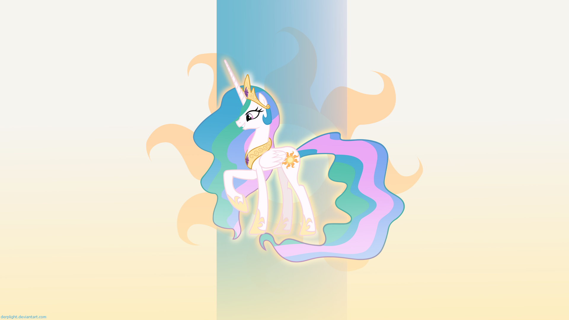 Princess Celestia Wallpaper by BlackGryph0n, DerpLight and MisterLolrus