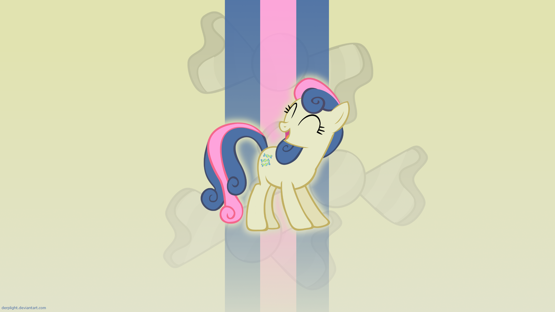 Bon-Bon Wallpaper by DerpLight, Shelmo69 and The-Smiling-Pony