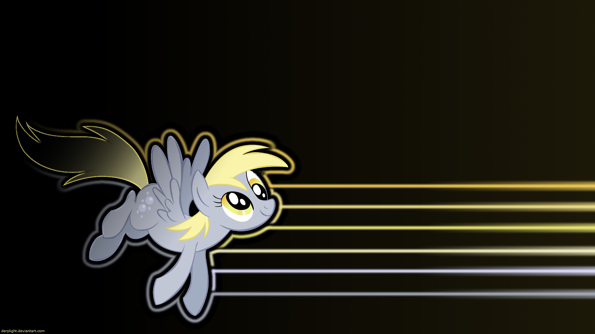 Derpy Hooves Lines Wallpaper by DerpLight and fyre-flye