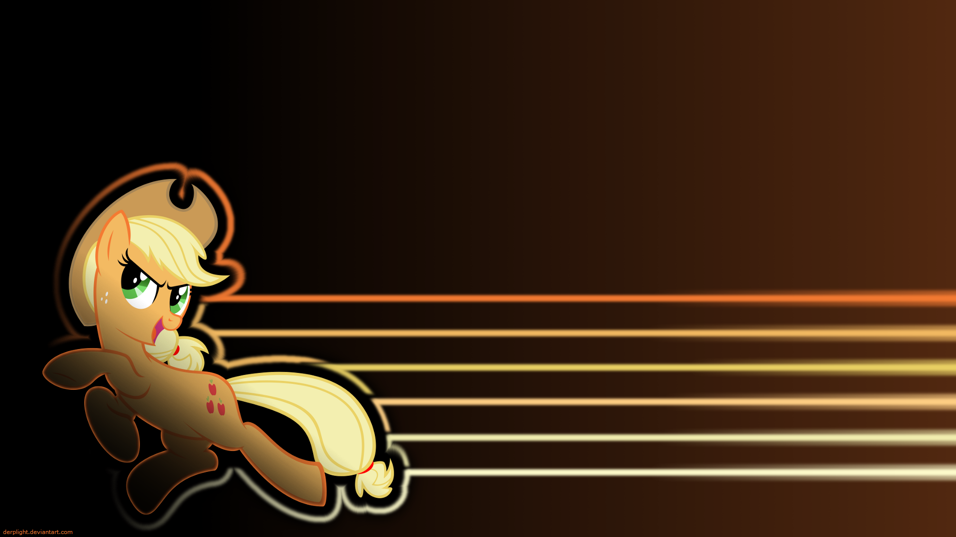 Applejack Lines Wallpaper by DerpLight