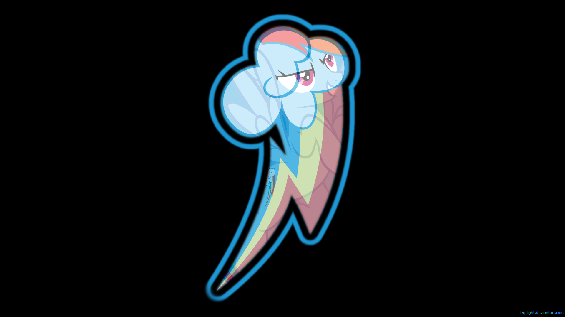 Rainbow Dash's Cutie Mark Wallpaper by DerpLight and OctanBearcat