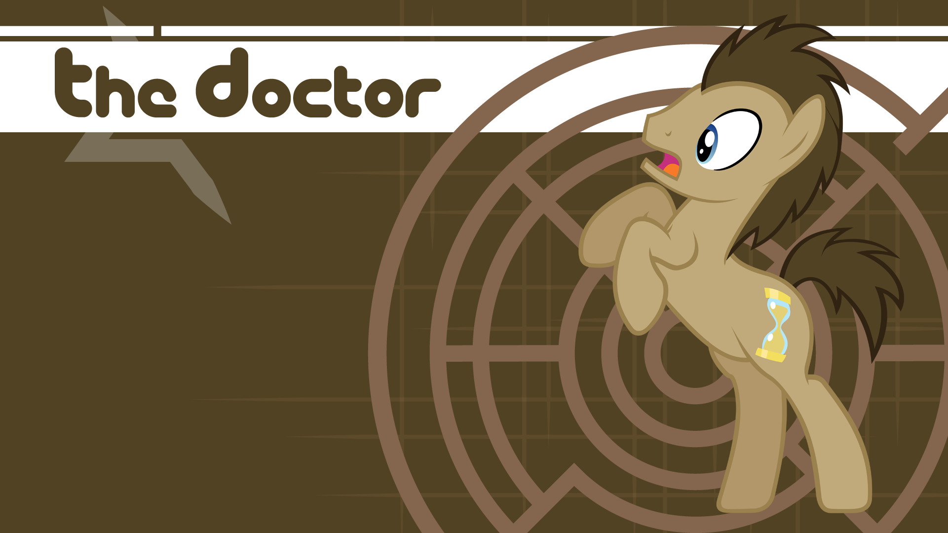 Doctor Whooves Wallpaper by hombre0 and LordVurtax