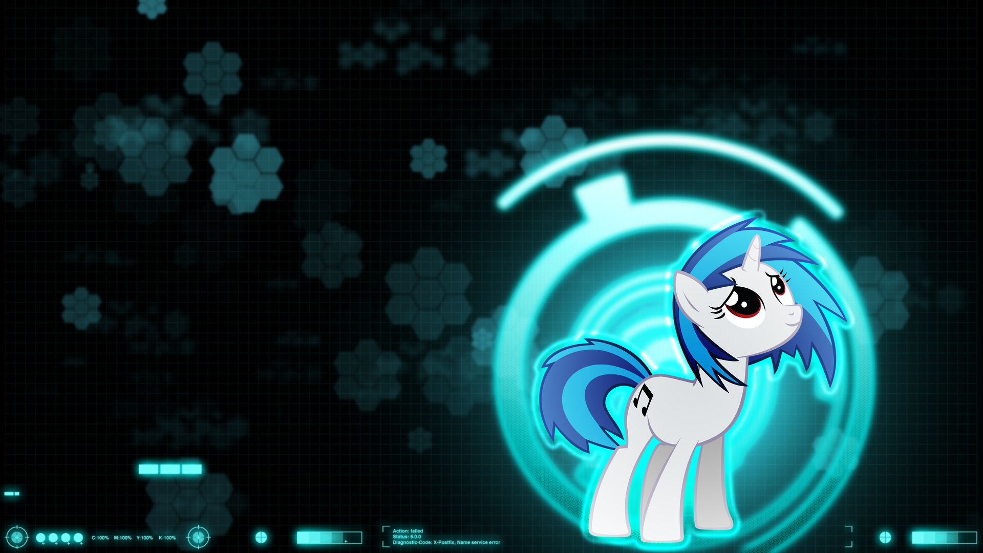 Vinyl Scratch Wallpaper Ver.2 by alx7v and Episkopi