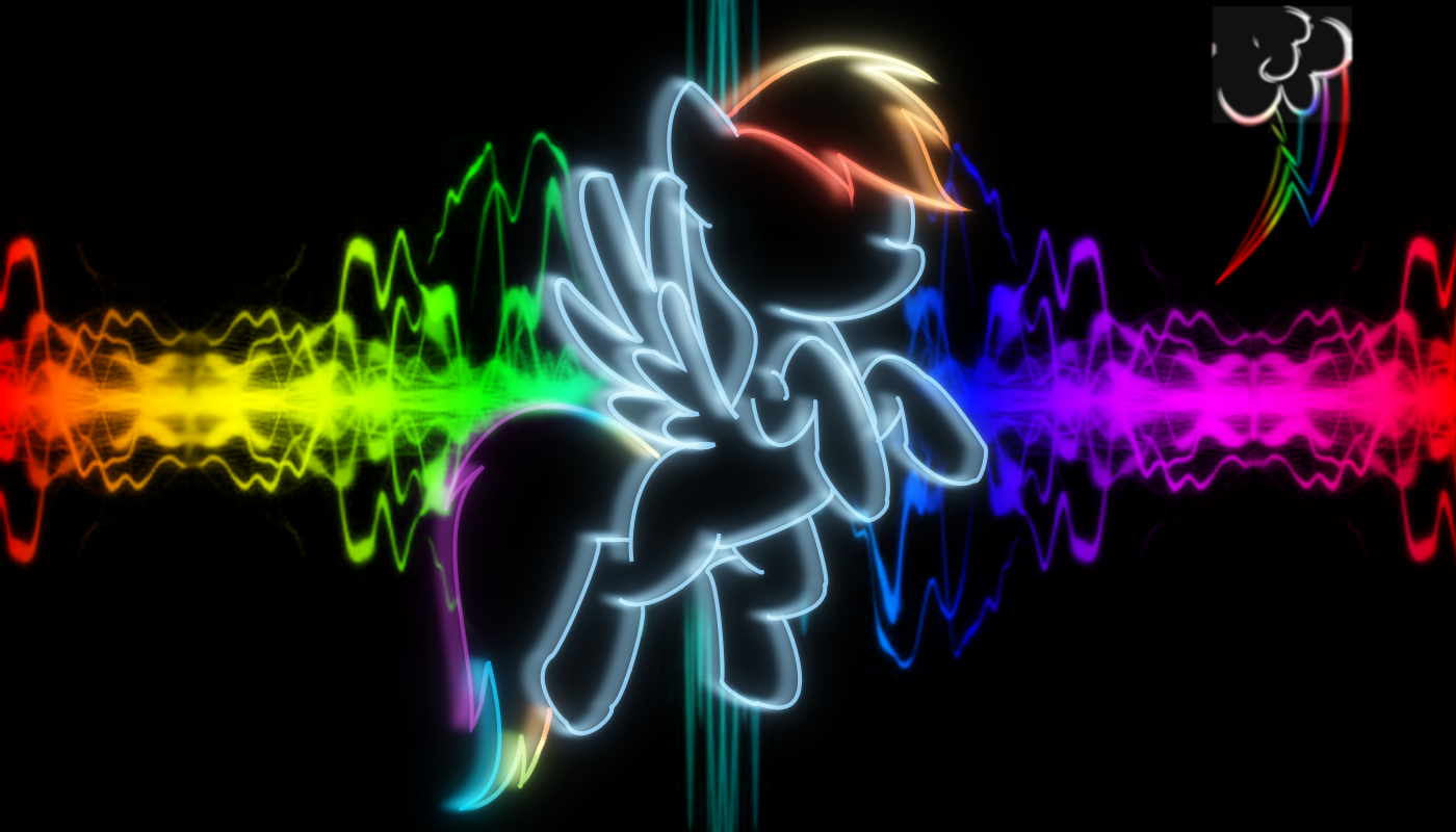 Undulating Rainbows Wallpaper by Alycs