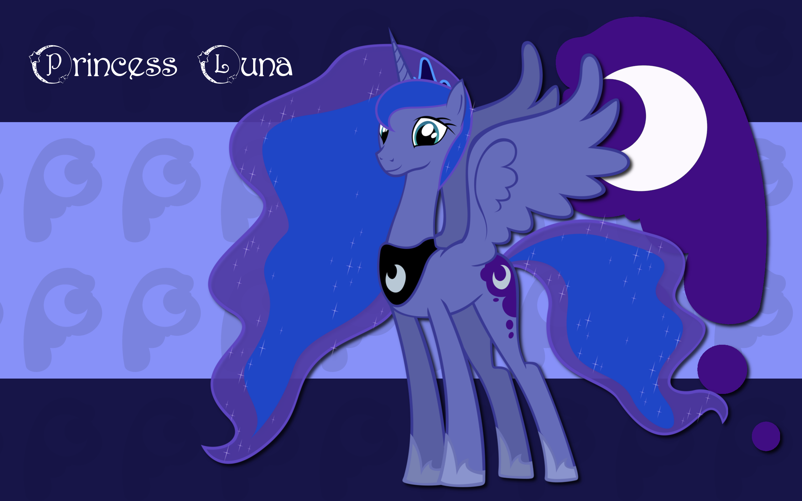 Princess Luna WP by AliceHumanSacrifice0, Qsteel and The-Smiling-Pony