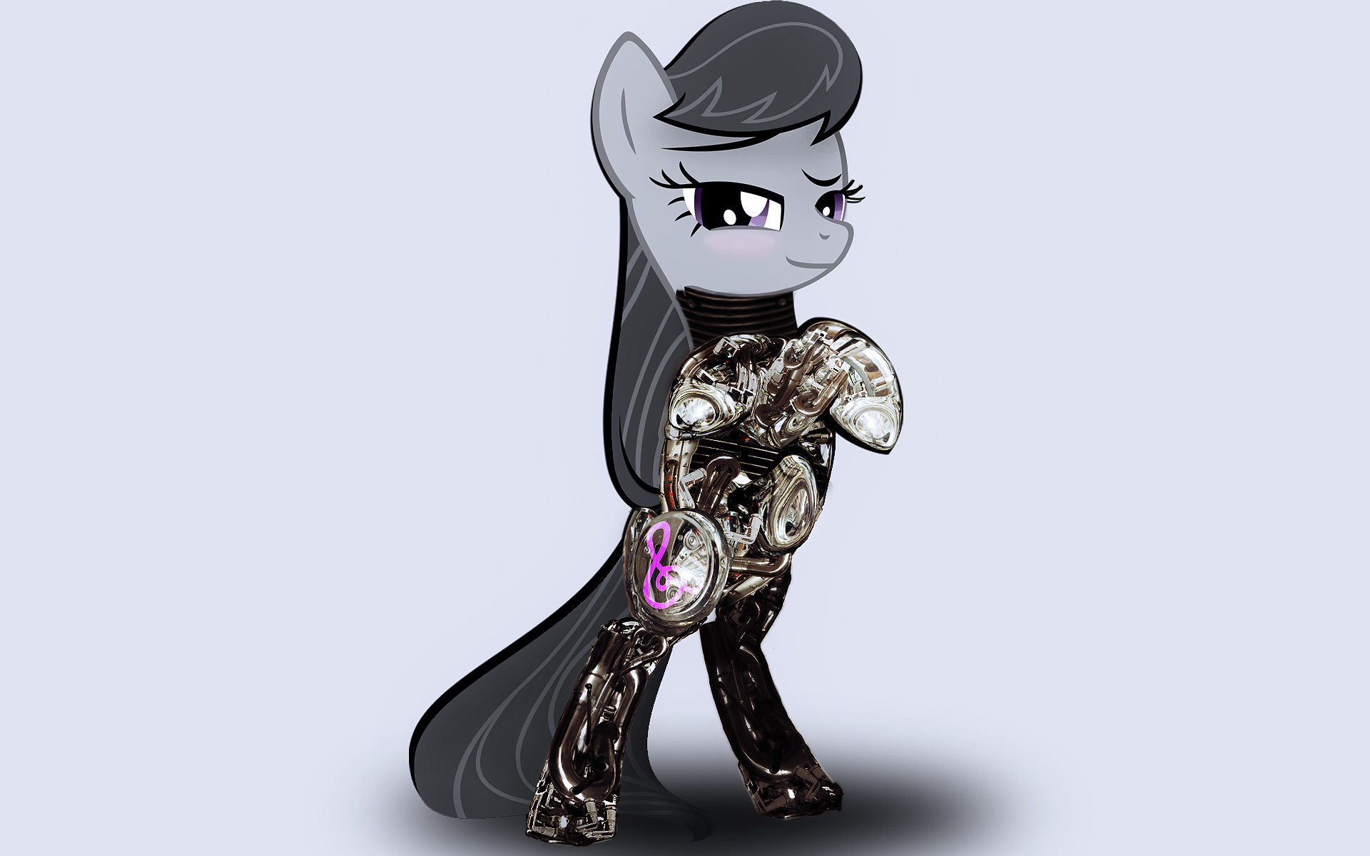 Robot Octavia by MoongazePonies and Vividkinz
