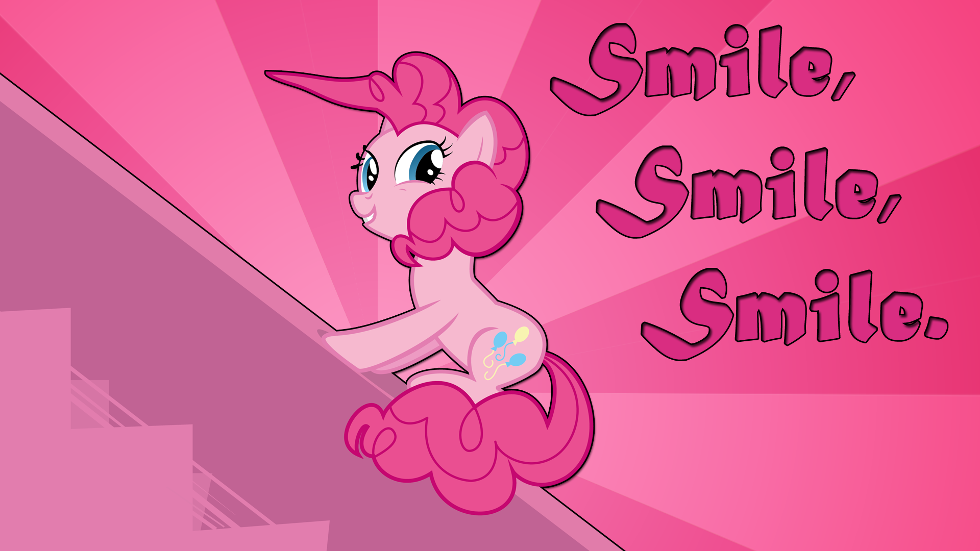 Pinkie Pie - Smile Wallpaper by Waranto