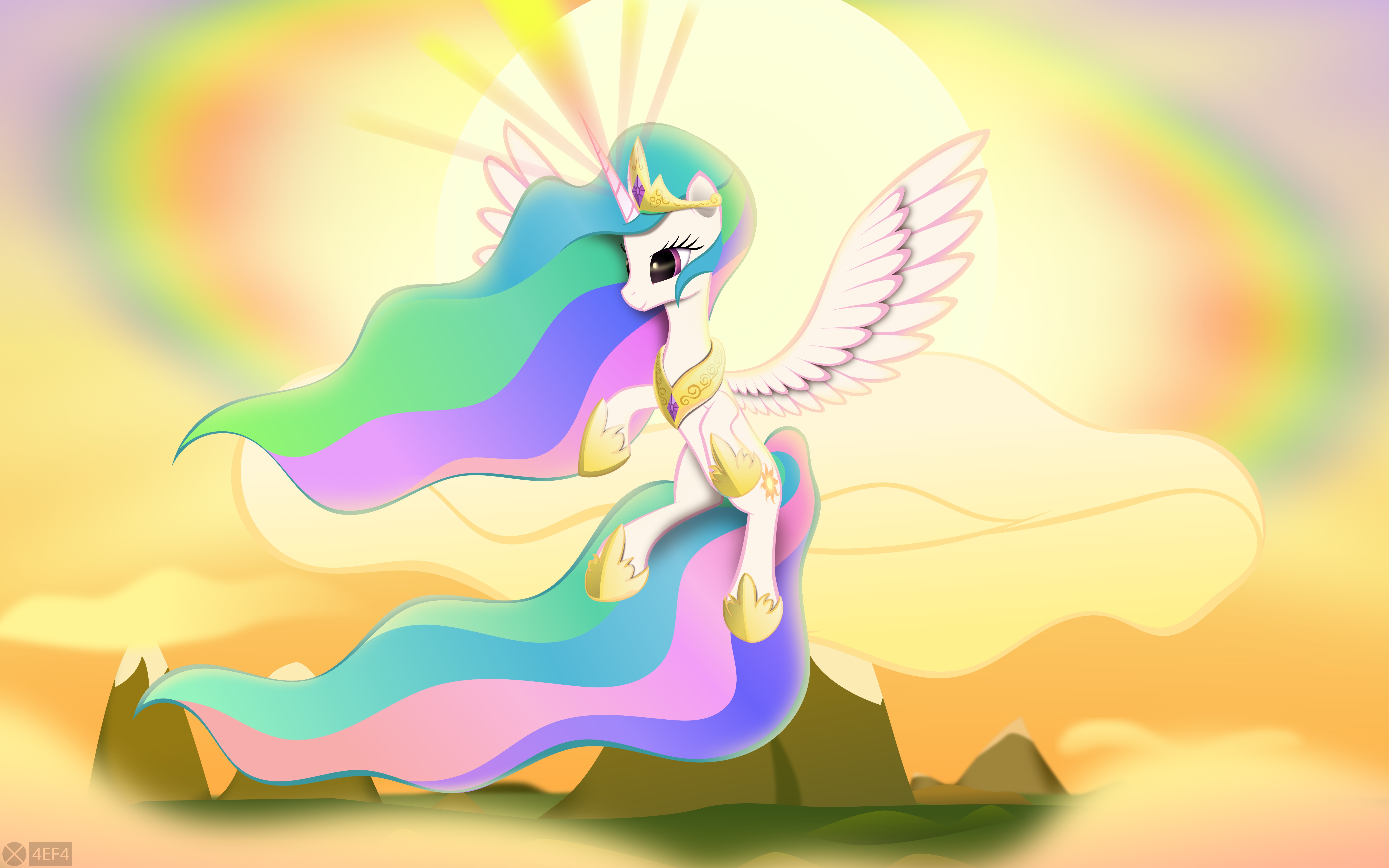 Mighty magic of Celestia by iOVERD