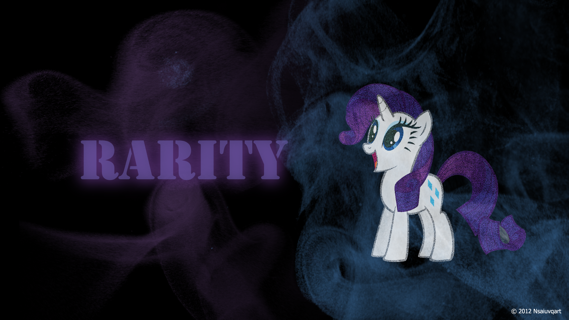 Rarity Mist Wallpaper by nsaiuvqart