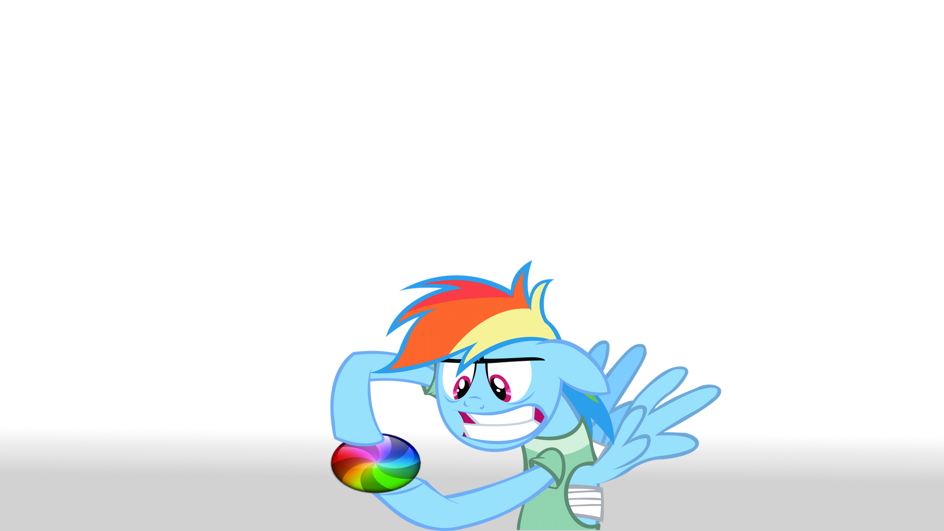 Rainbow Dash Beach Ball WP by bednarowski and dtcx97