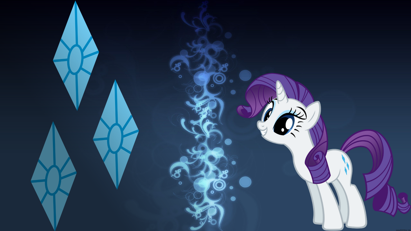 Rarity Wallpaper by RainbowTrixie