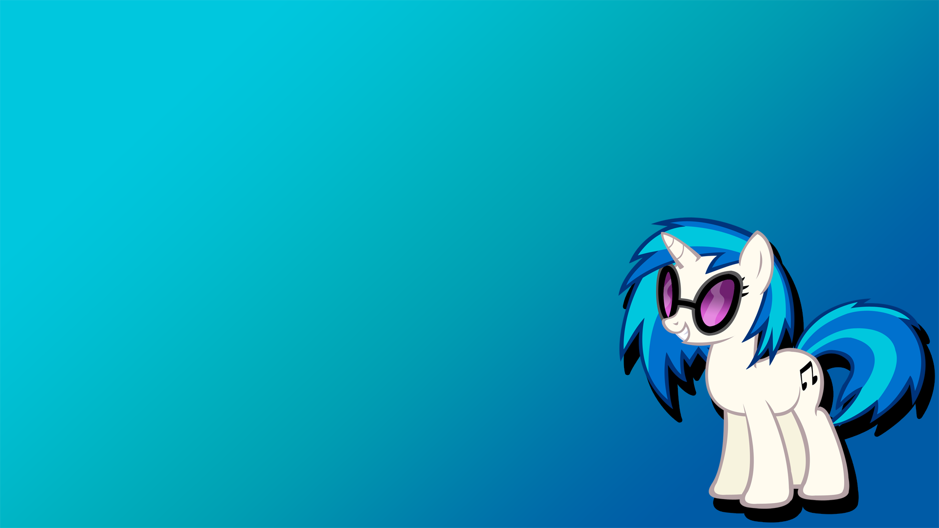 Simple wallpaper - Vinyl Scratch by FknSpitfire