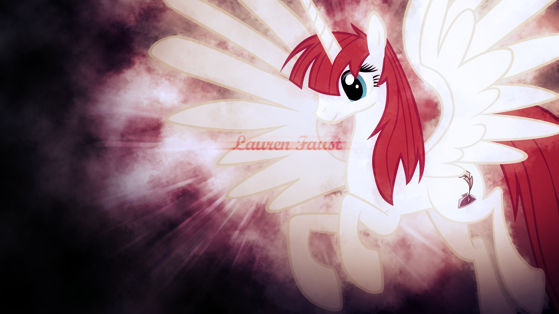 Lauren Faust Alicorn Wallpaper by iBringThaZelc and SandwichDelta