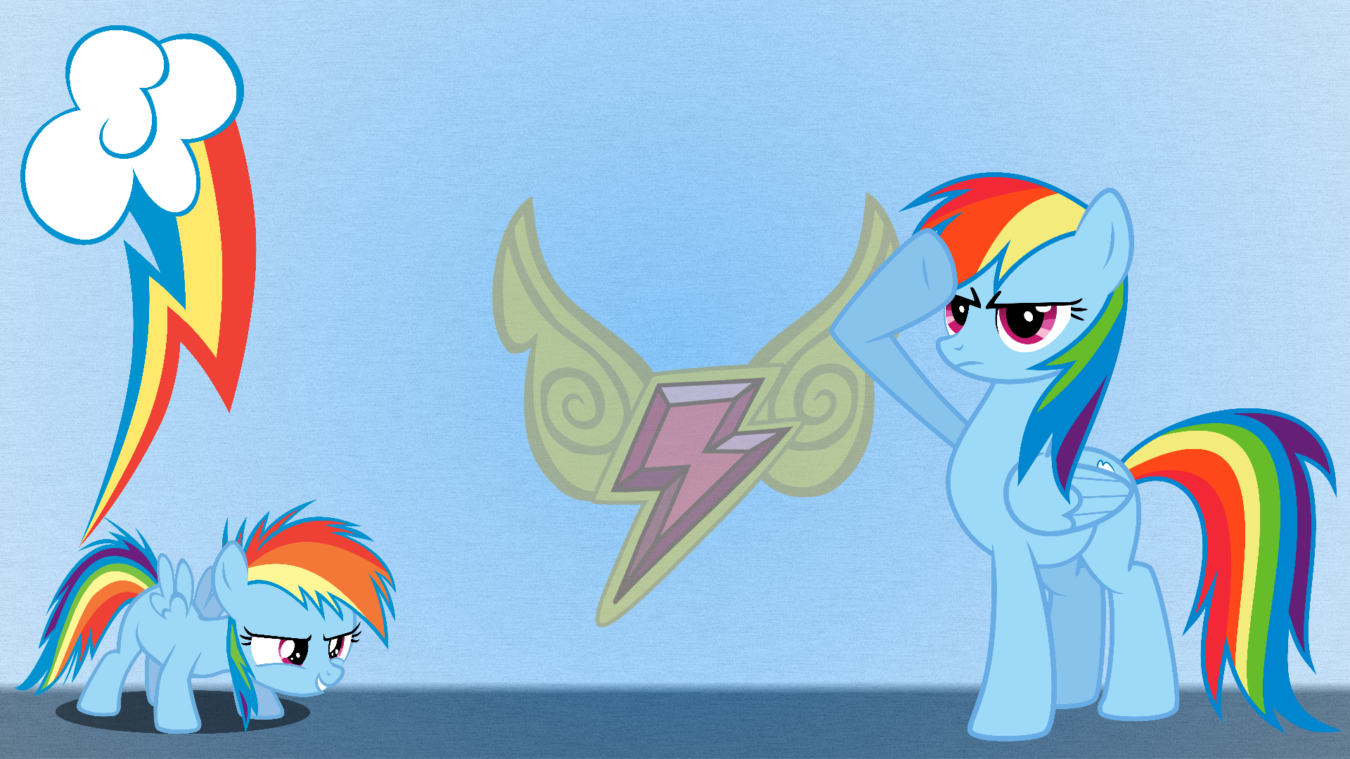 Rainbow Dash Wallpaper by GrugDude and GuruGrendo