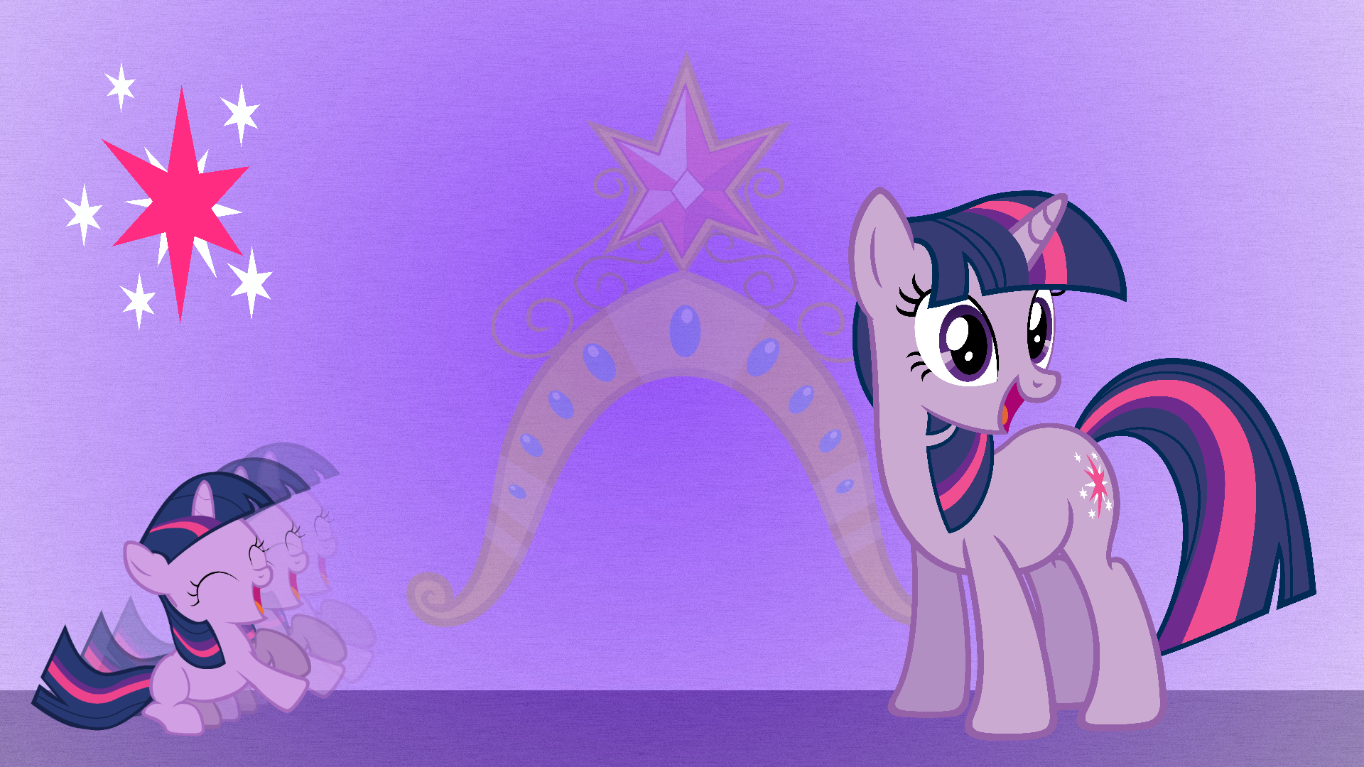Twilight Sparkle Wallpaper by GrugDude and GuruGrendo