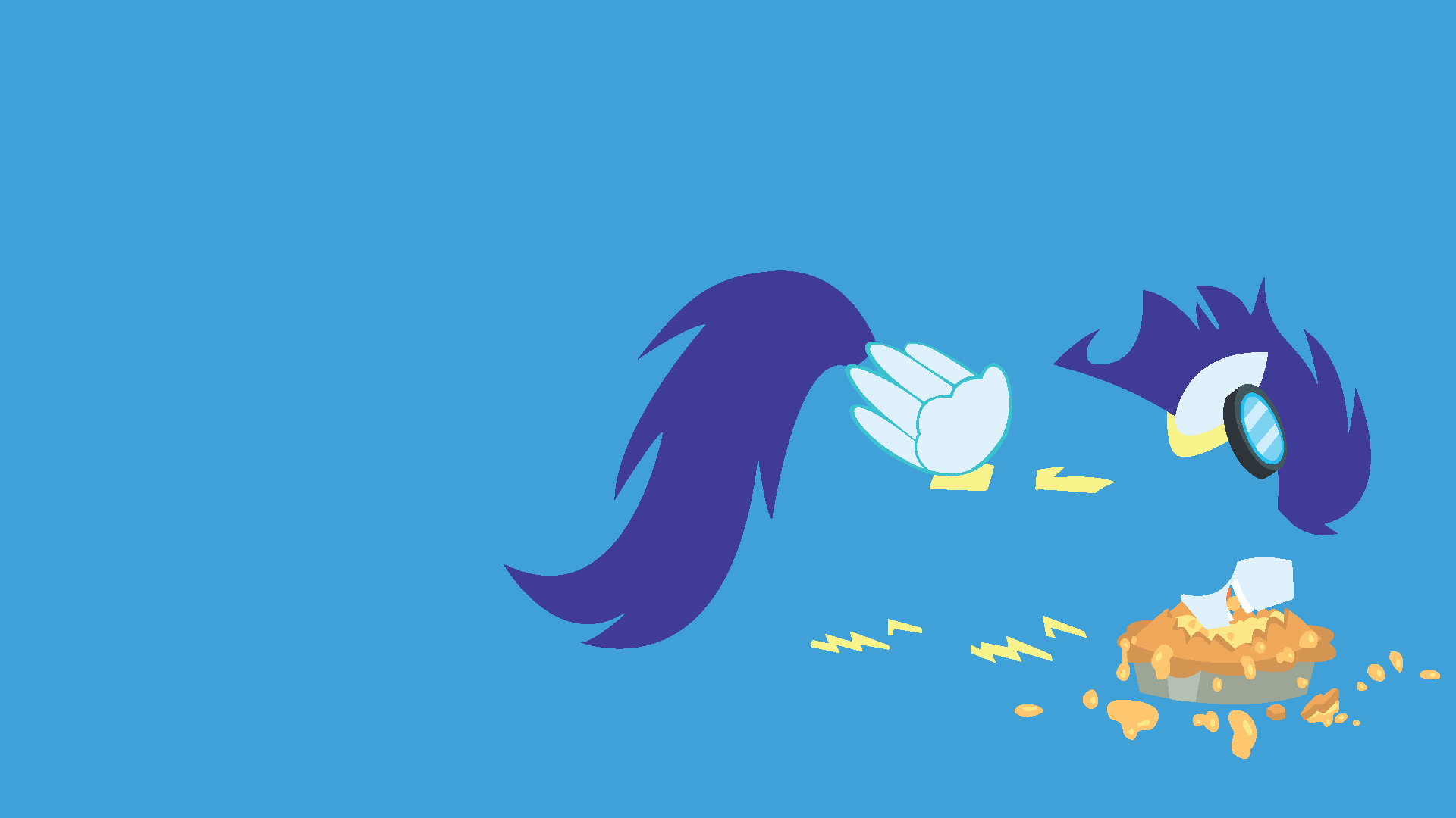 Soarin' Minimalistic Wallpaper -Uniformed- by Kitana-Coldfire and Tecknojock